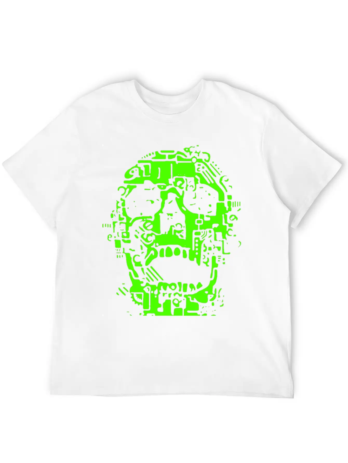 Mech Skull Timeless Short Sleeve Tee – Comfy And Minimalist Design