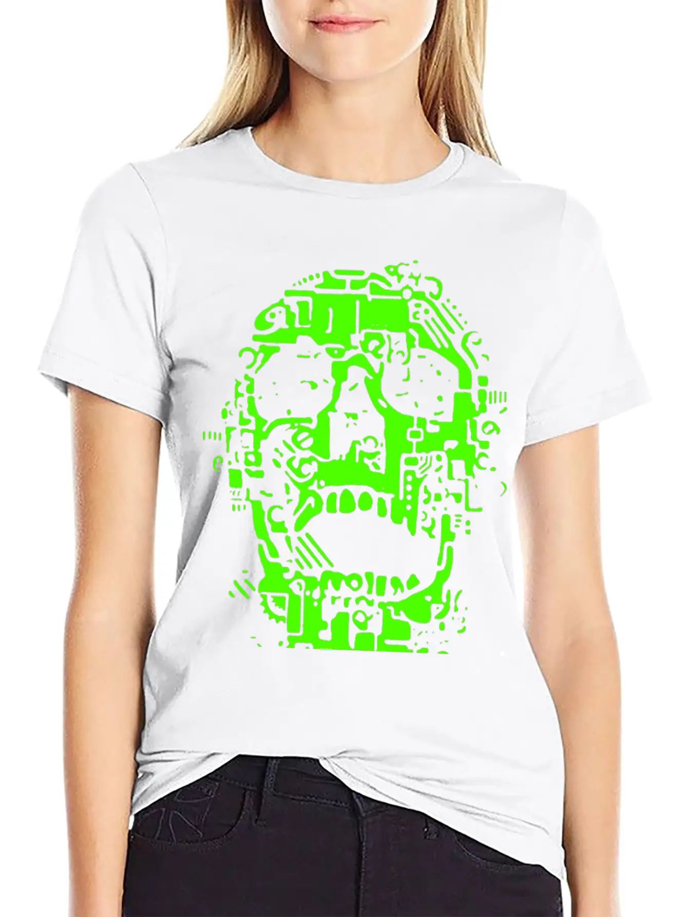 Mech Skull Timeless Short Sleeve Tee – Comfy And Minimalist Design