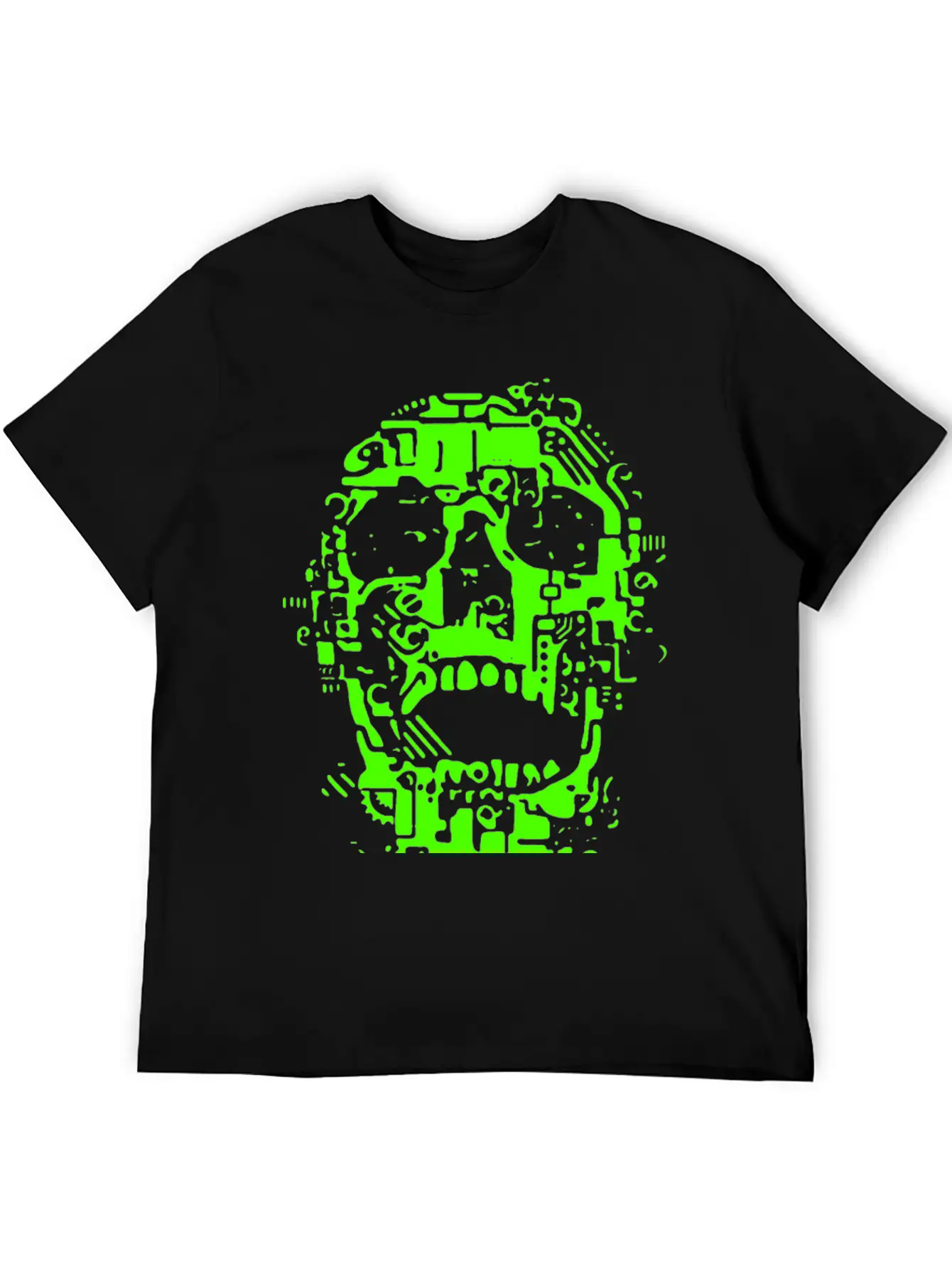 Mech Skull Timeless Short Sleeve Tee – Comfy And Minimalist Design