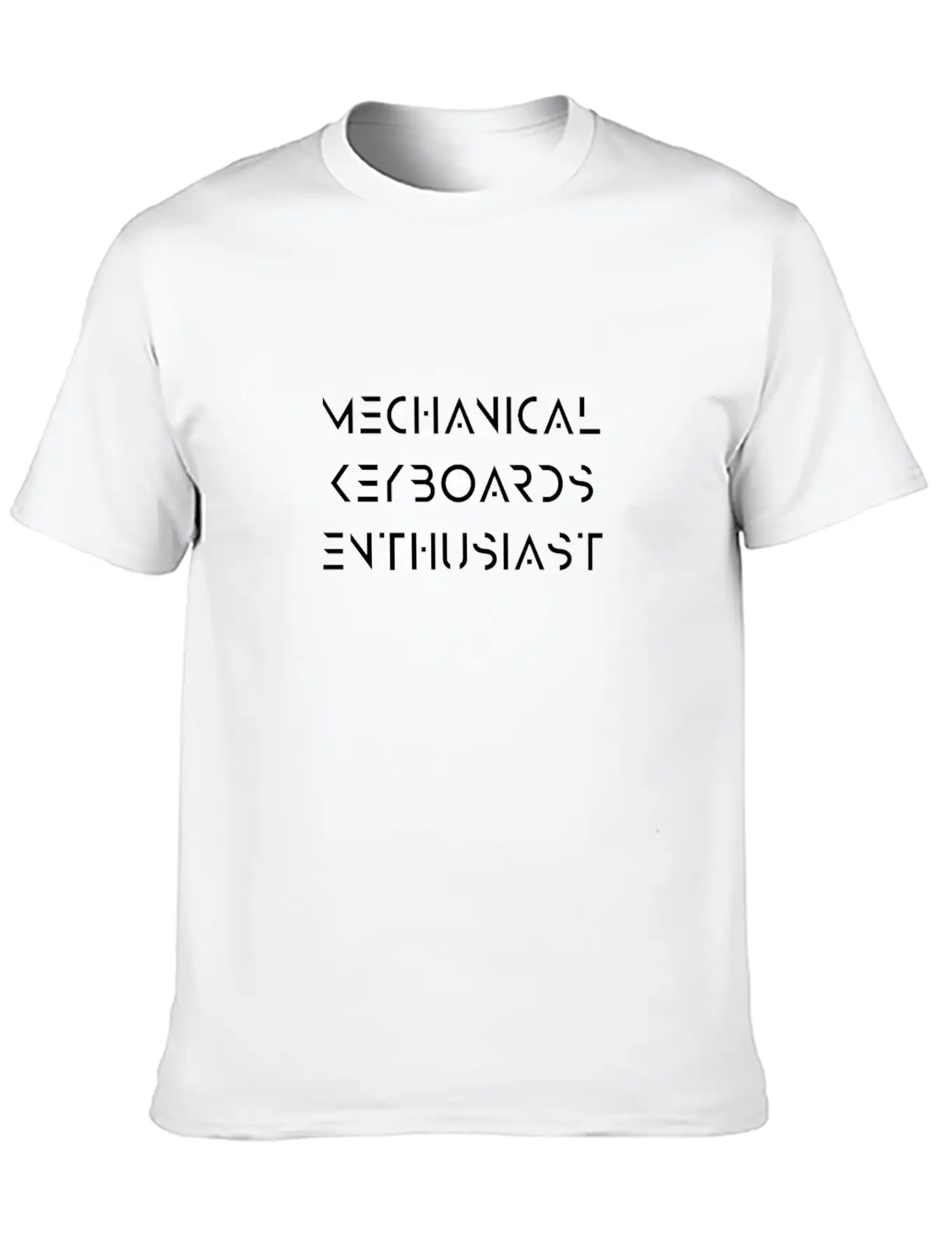 Mechanical Keyboards, Mechanical Keyset, Keycap Unisex Short Sleeve Soft Cotton T-Shirt – Casual Everyday Wear