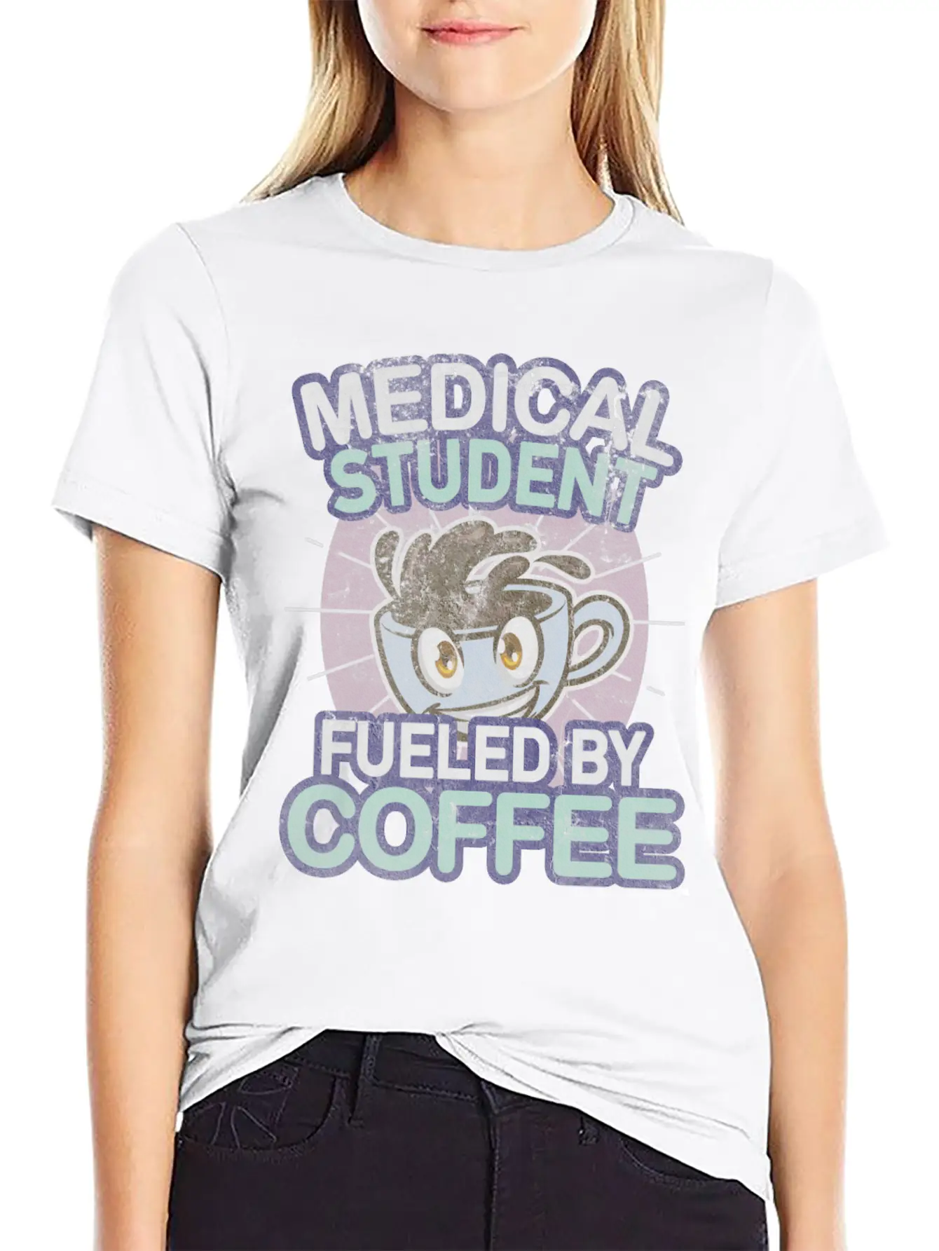Medicine Student Coffee Future Doctor Doctor Relaxed Everyday Tee – Lightweight And Durable Cotton