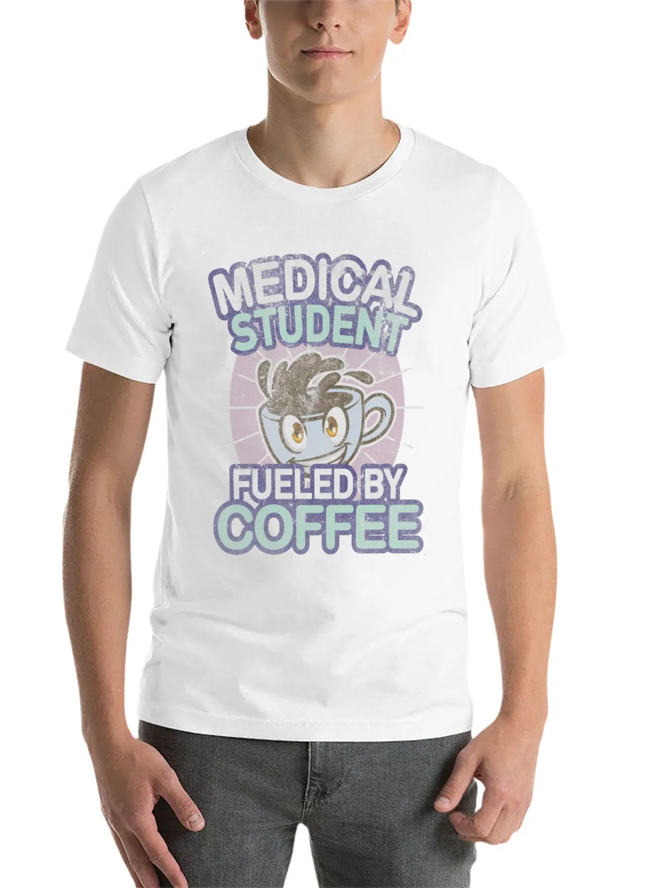 Medicine Student Coffee Future Doctor Doctor Relaxed Everyday Tee – Lightweight And Durable Cotton
