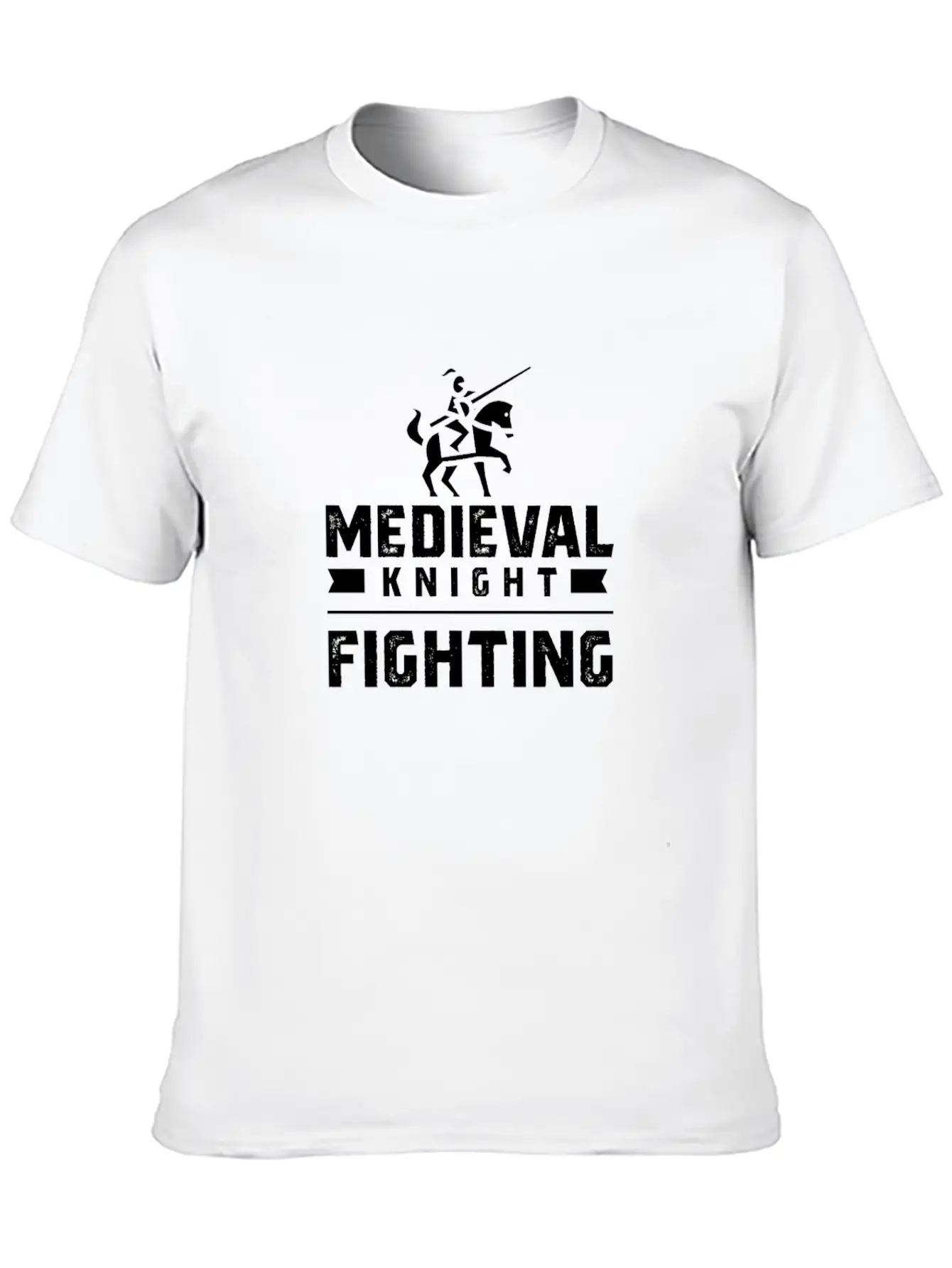 Medieval Knight Fighting Tournament Essential Unisex Summer Tee – Soft Cotton Casual Fit