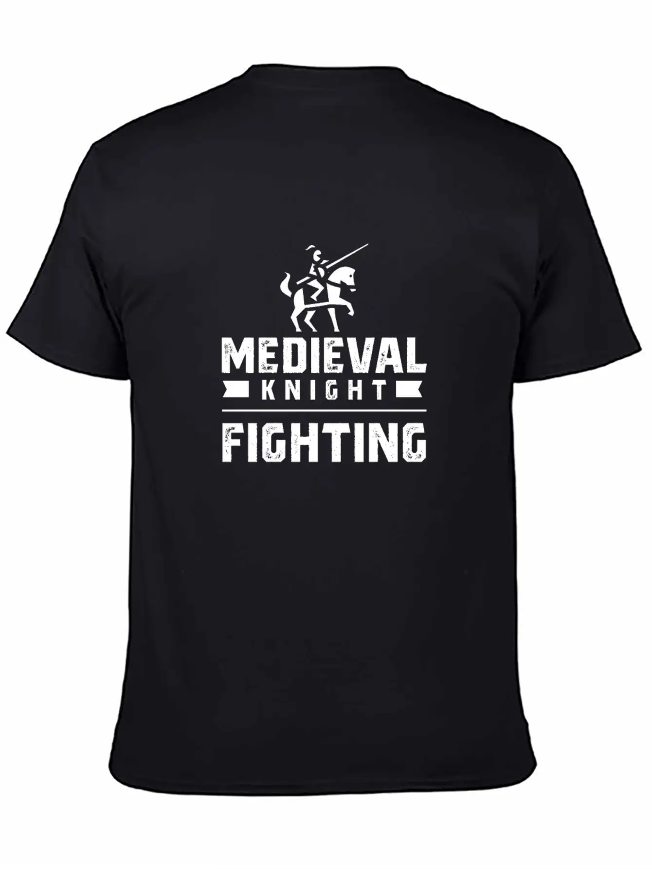 Medieval Knight Fighting Tournament Essential Unisex Summer Tee – Soft Cotton Casual Fit