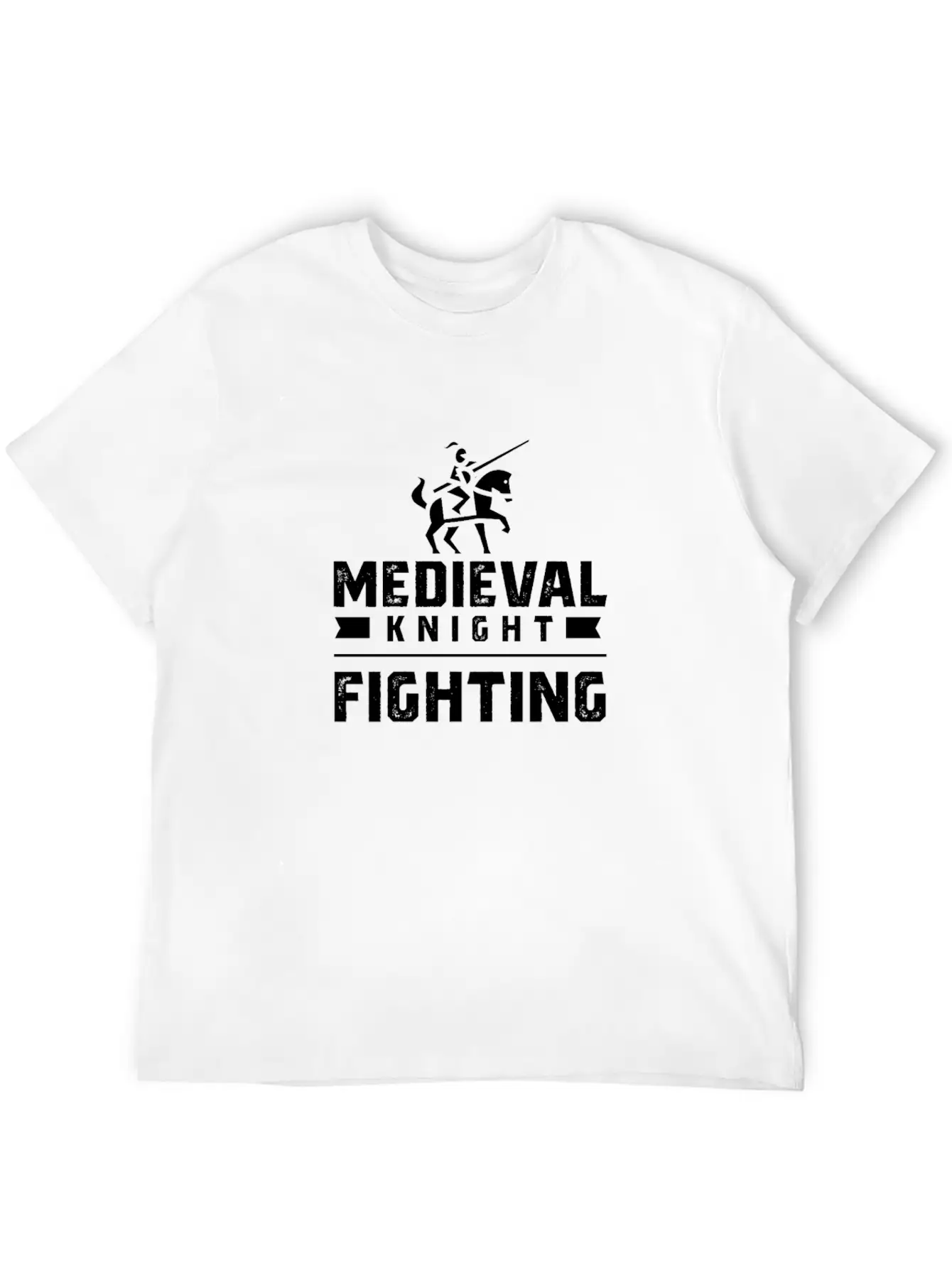 Medieval Knight Fighting Tournament Essential Unisex Summer Tee – Soft Cotton Casual Fit