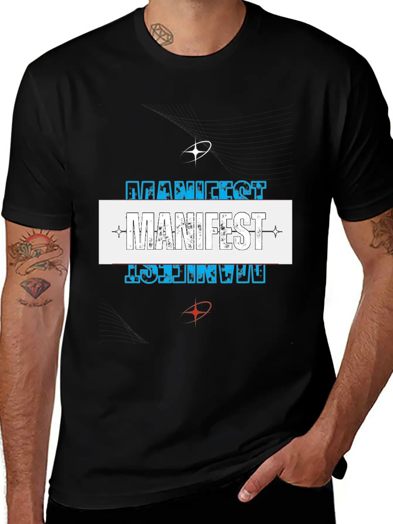 Meditate And Manifest Stylish Everyday T-Shirt – Unisex Basic Cotton Tee