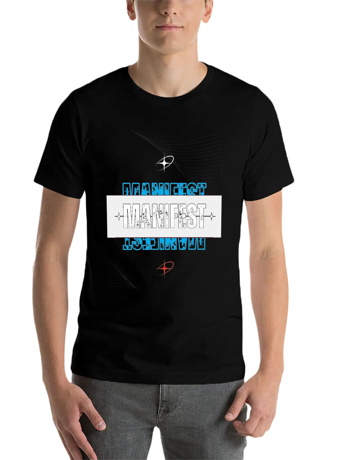 Meditate And Manifest Stylish Everyday T-Shirt – Unisex Basic Cotton Tee