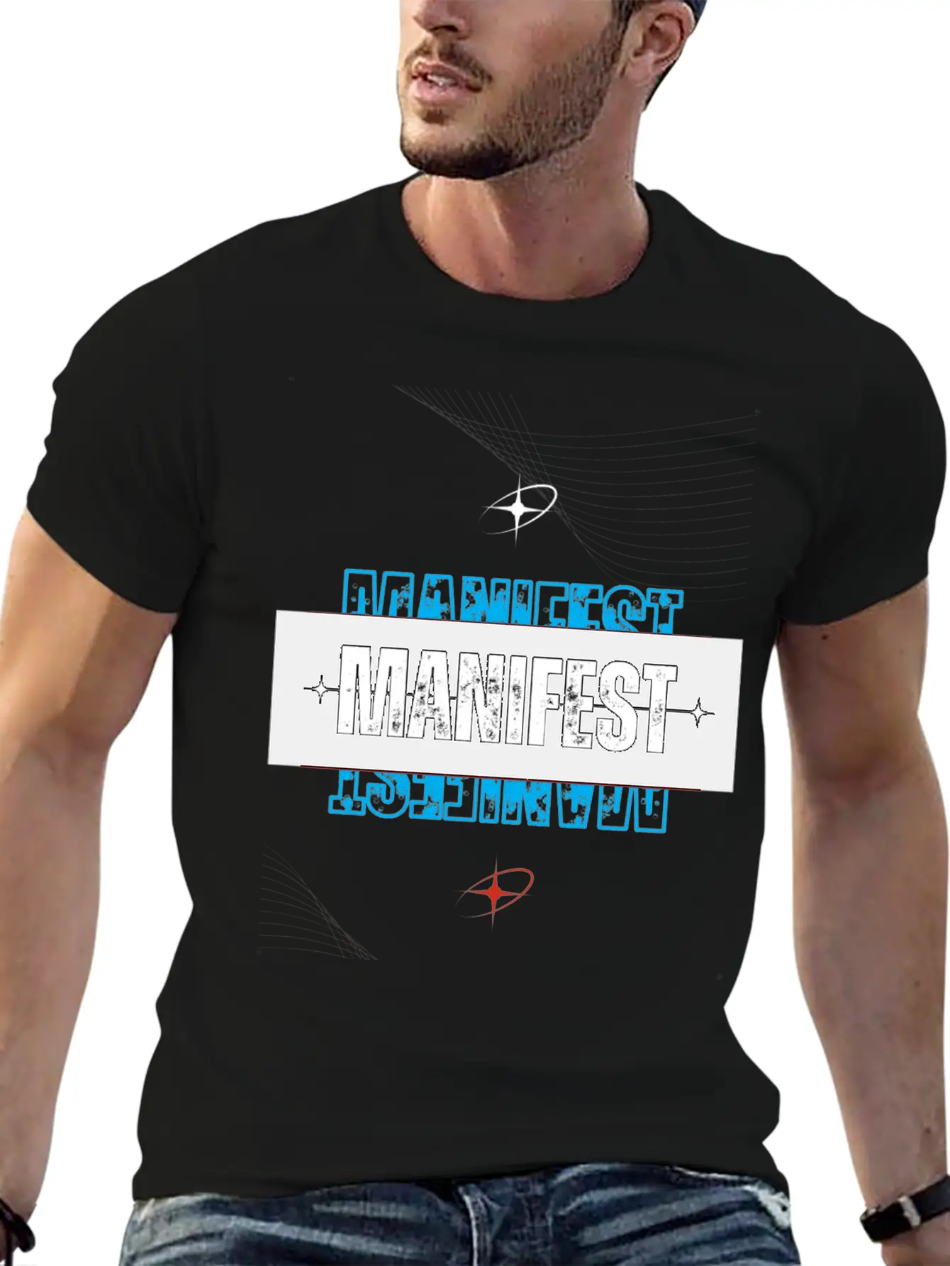 Meditate And Manifest Stylish Everyday T-Shirt – Unisex Basic Cotton Tee
