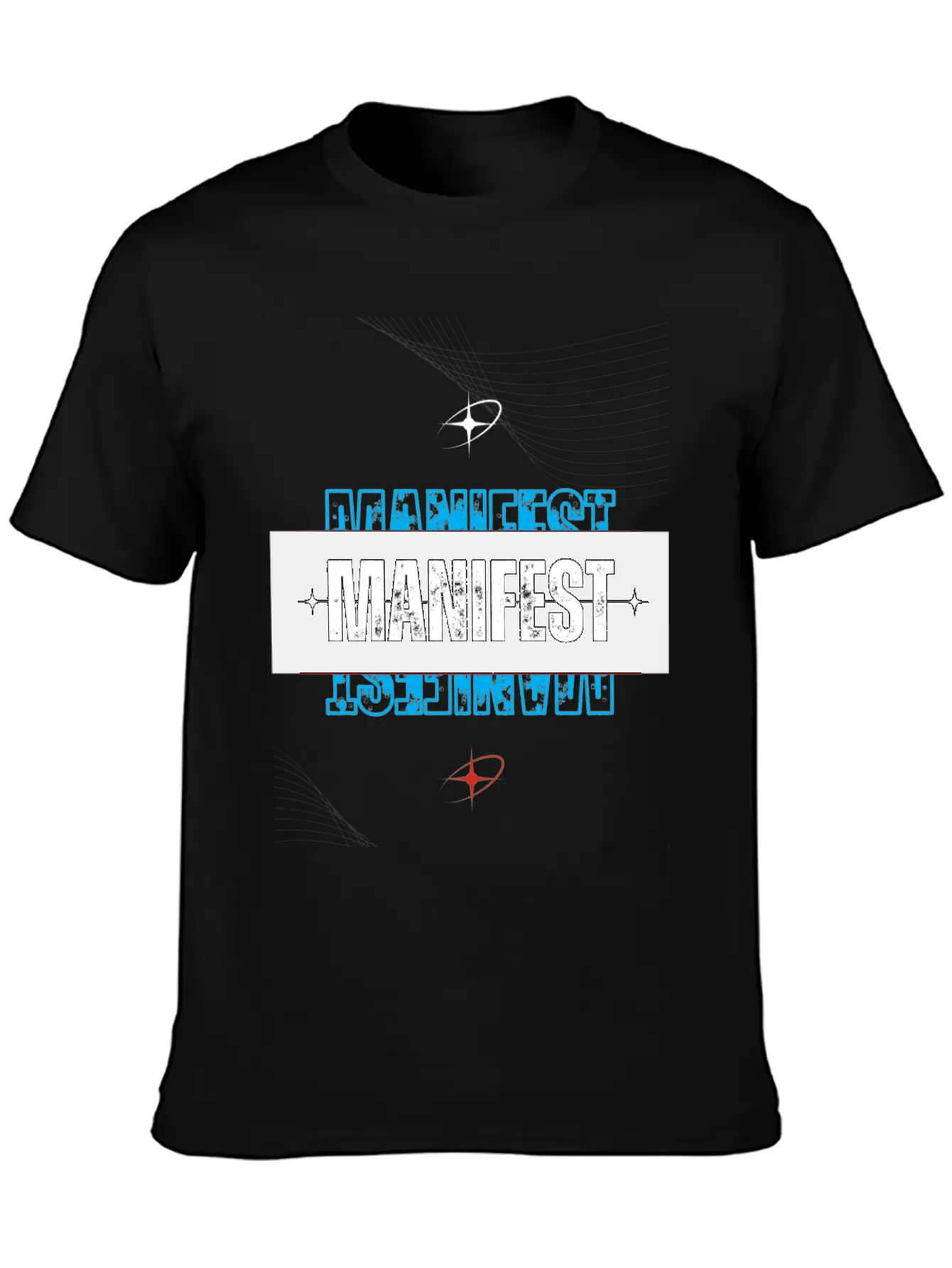 Meditate And Manifest Stylish Everyday T-Shirt – Unisex Basic Cotton Tee