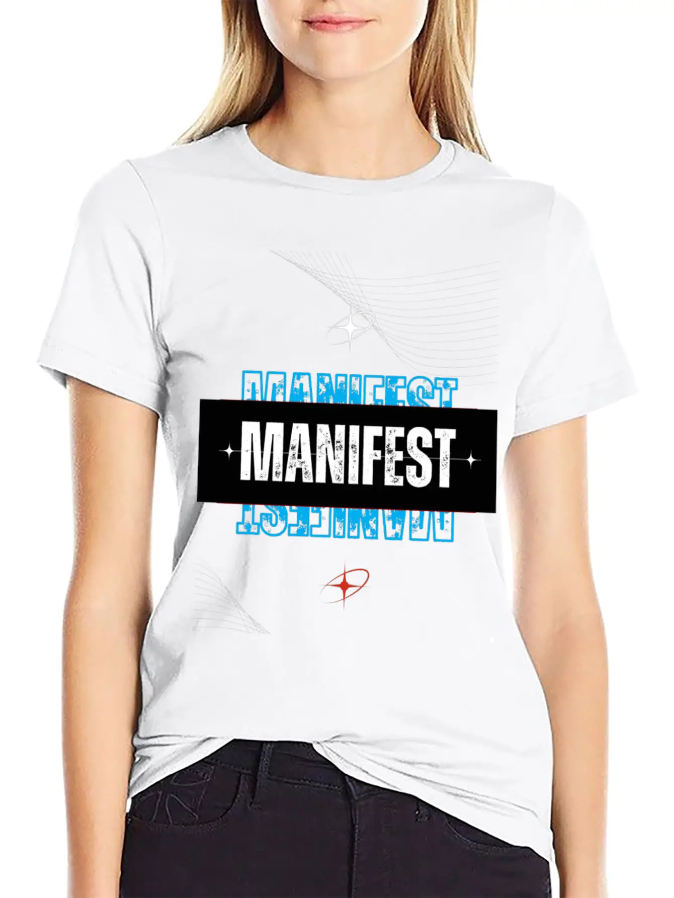 Meditate And Manifest Stylish Everyday T-Shirt – Unisex Basic Cotton Tee