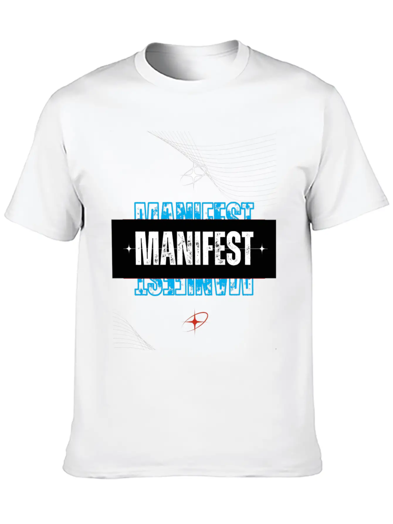 Meditate And Manifest Stylish Everyday T-Shirt – Unisex Basic Cotton Tee