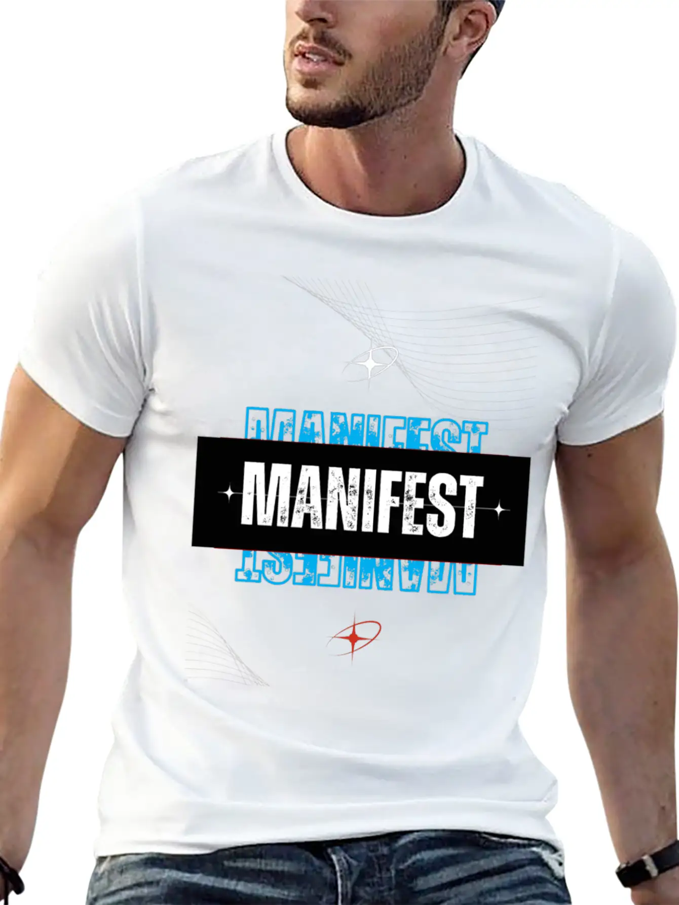 Meditate And Manifest Stylish Everyday T-Shirt – Unisex Basic Cotton Tee