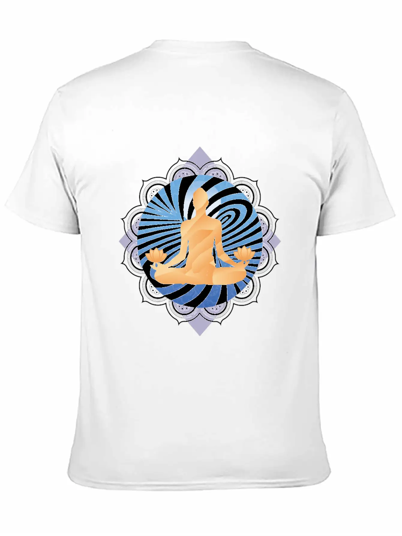 Meditation Buddhist Energy Swirl Timeless Short Sleeve Tee – Comfy And Minimalist Design