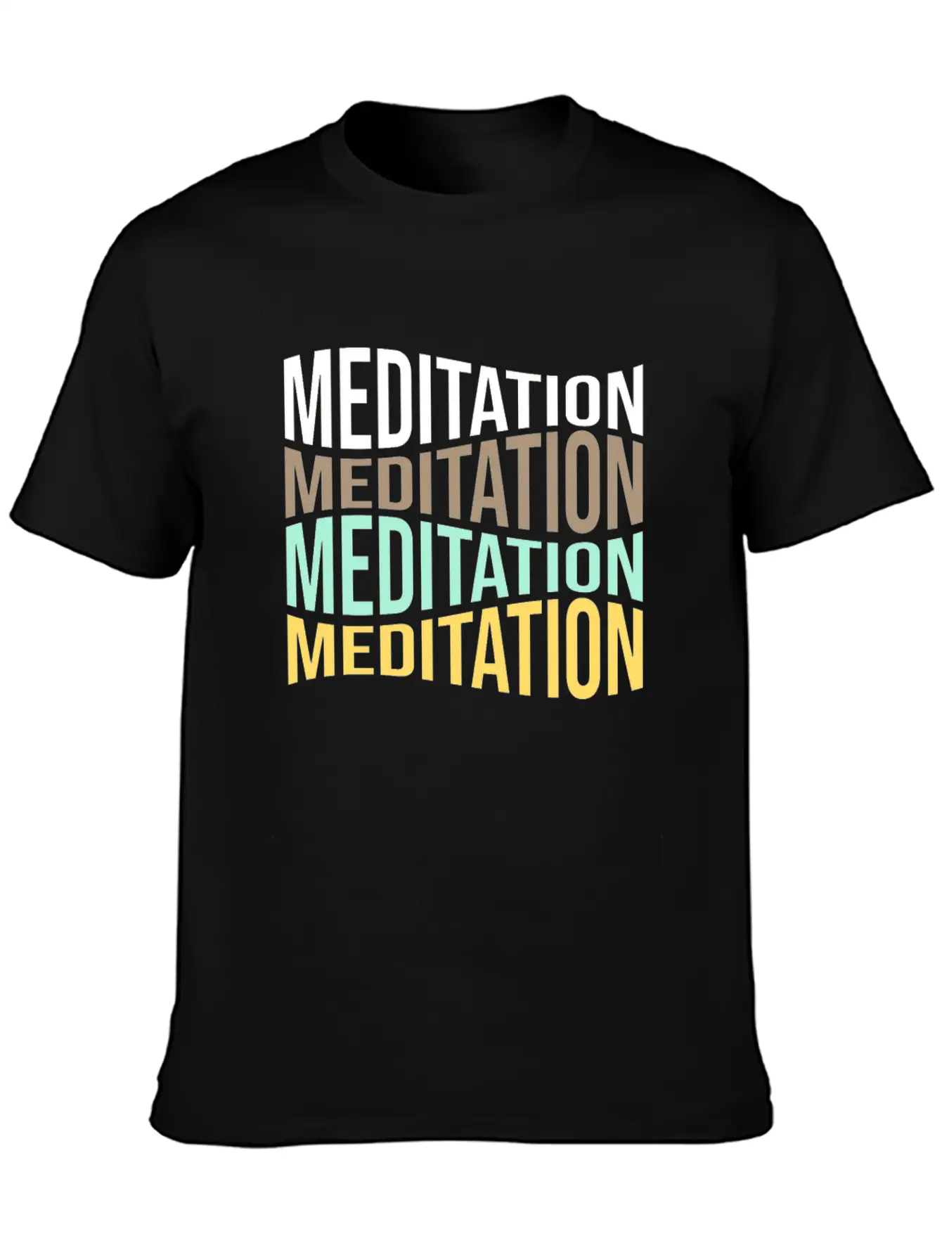 Meditation Comfortable Minimalist Graphic Tee – Summer Style Essential