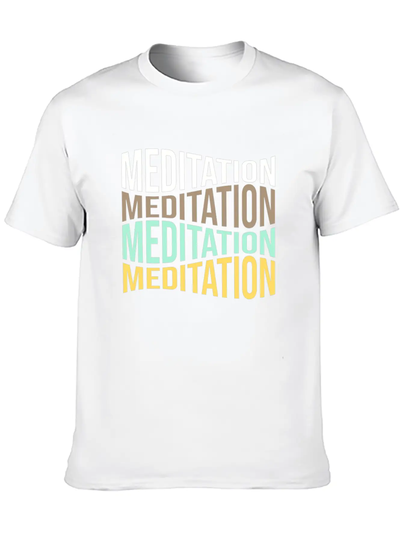 Meditation Comfortable Minimalist Graphic Tee – Summer Style Essential
