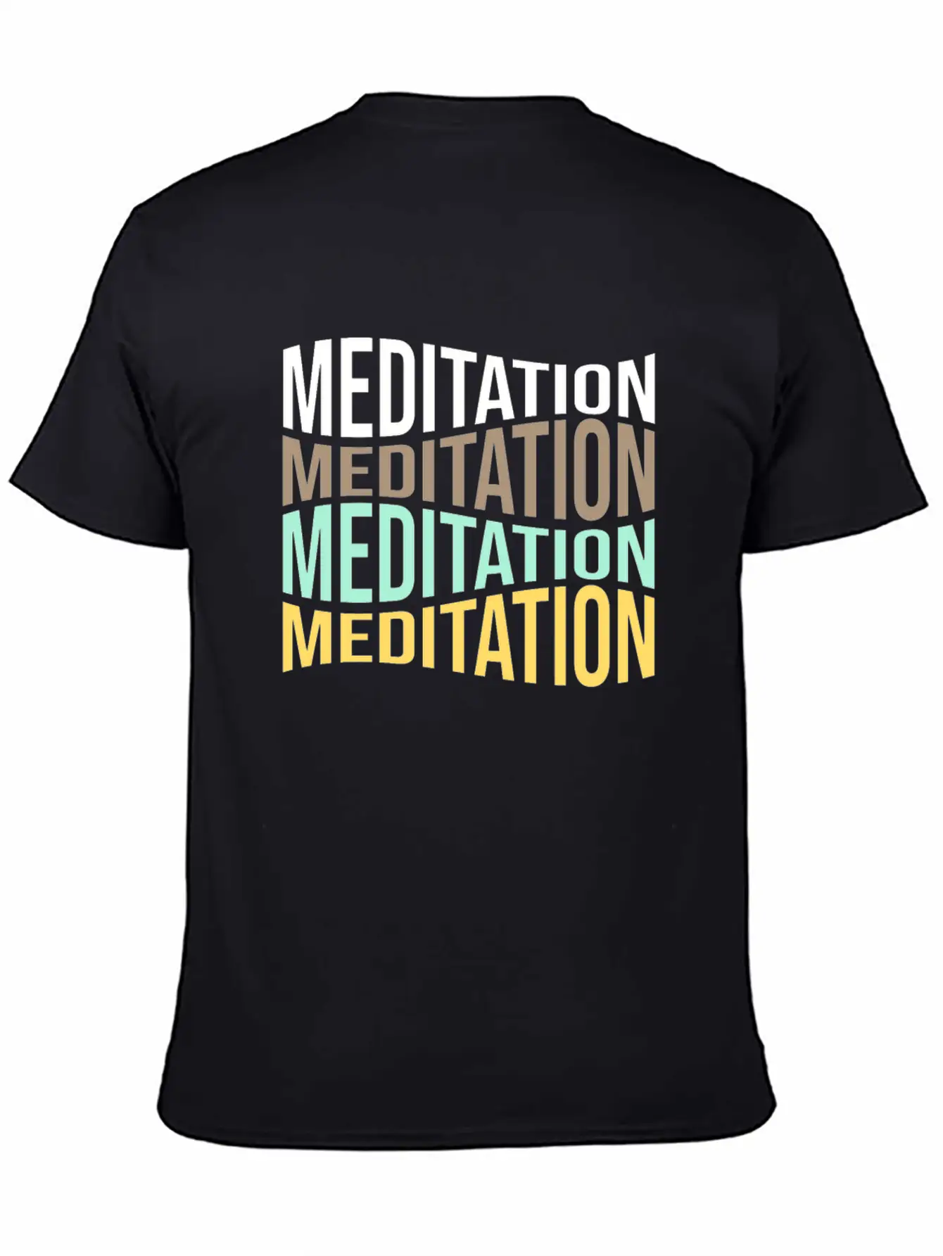 Meditation Comfortable Minimalist Graphic Tee – Summer Style Essential