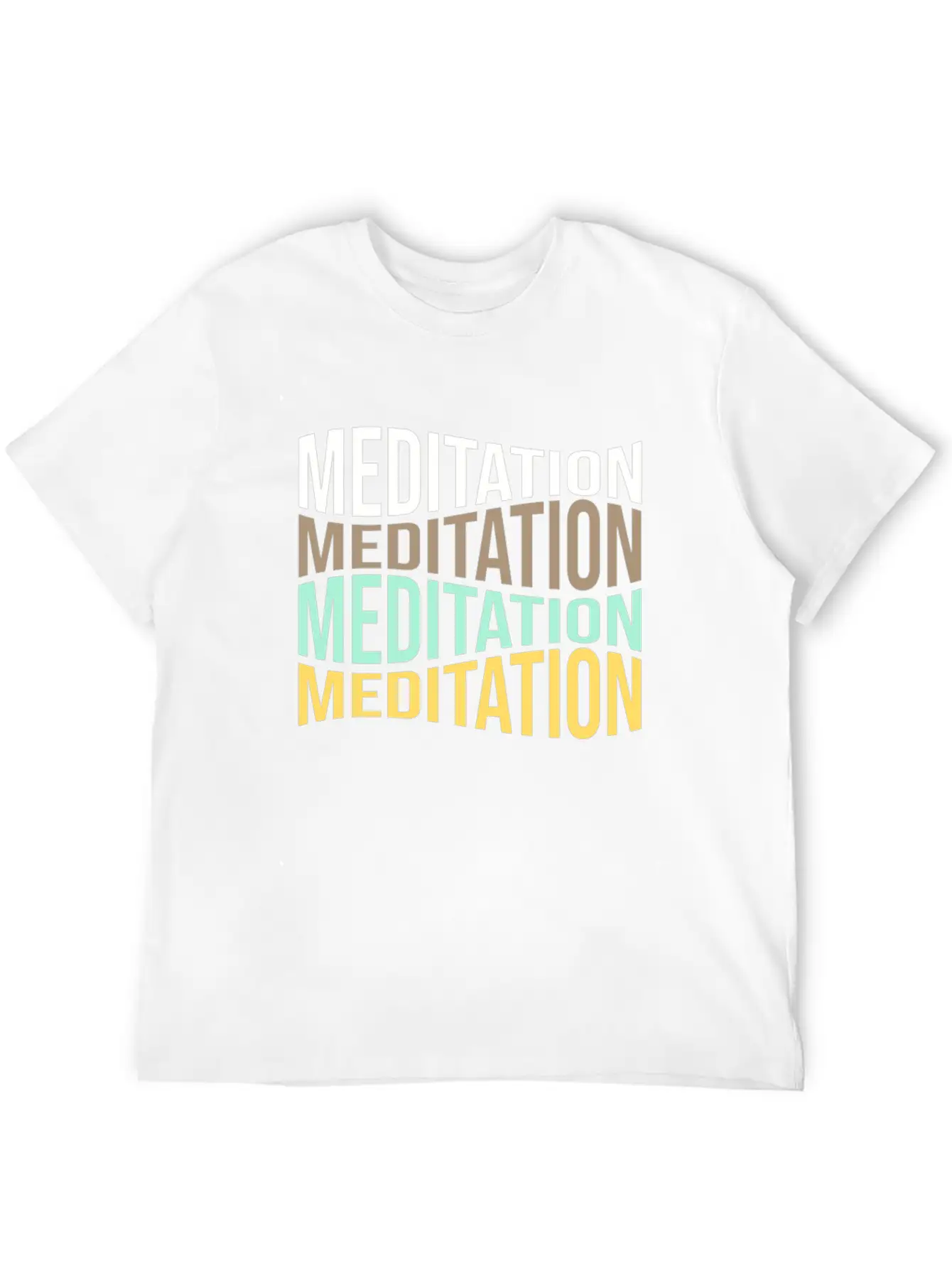 Meditation Comfortable Minimalist Graphic Tee – Summer Style Essential