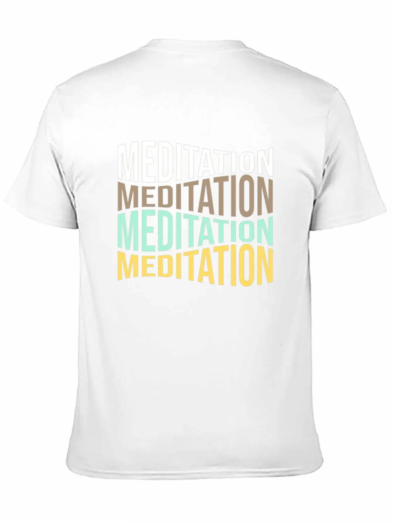 Meditation Comfortable Minimalist Graphic Tee – Summer Style Essential