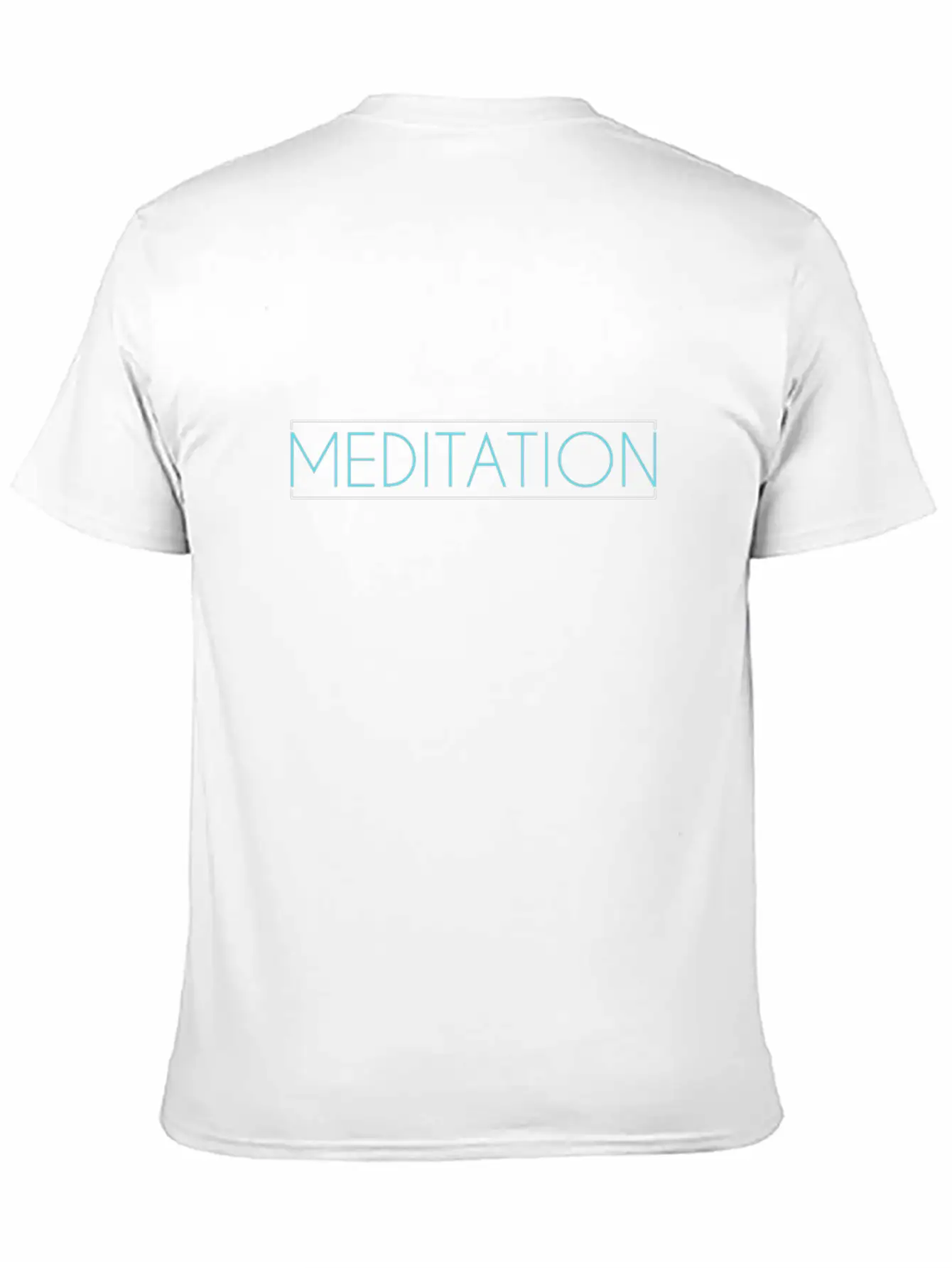 Meditation Lettering Timeless Short Sleeve Tee – Comfy And Minimalist Design