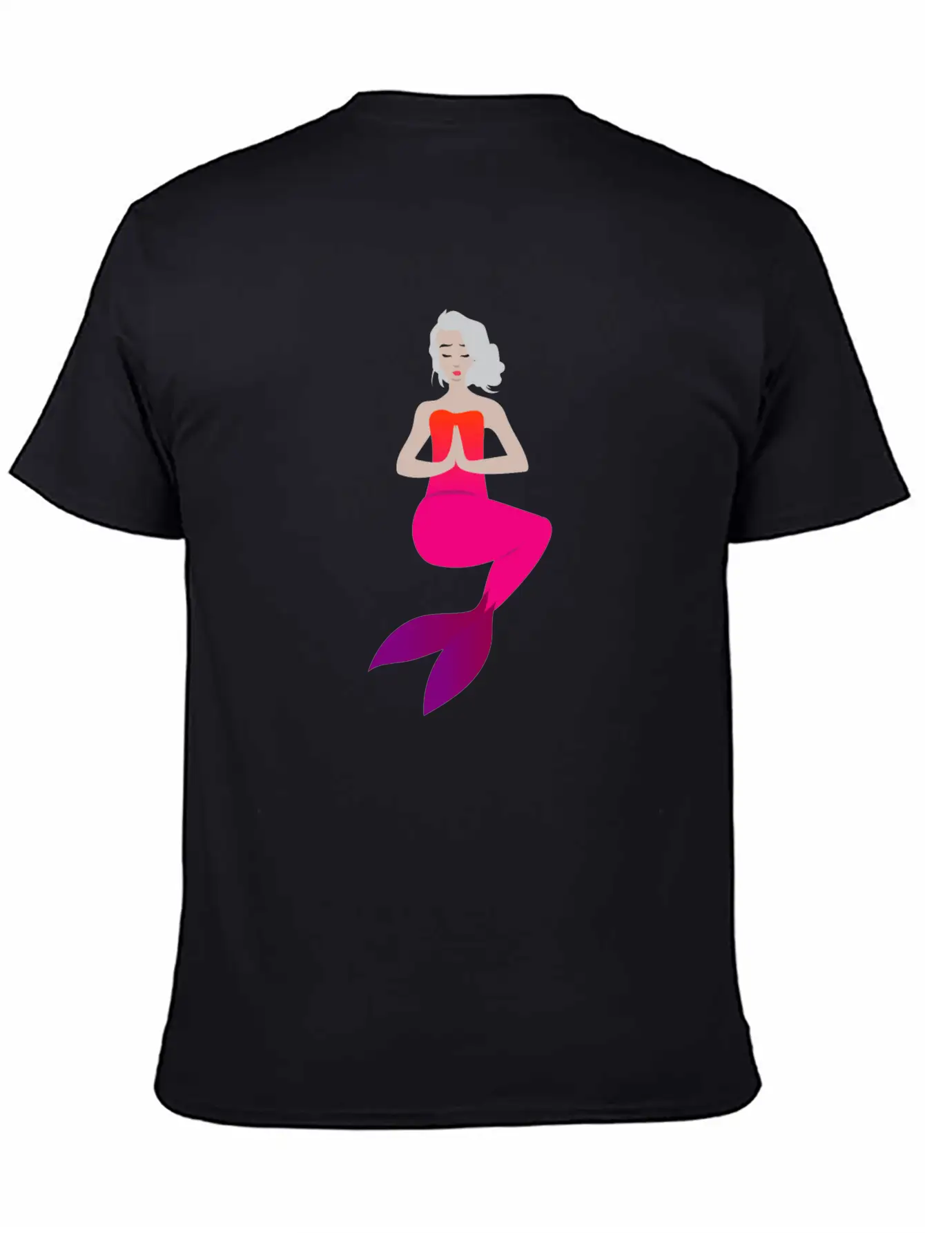 Meditation Mermaid Timeless Short Sleeve Tee – Comfy And Minimalist Design
