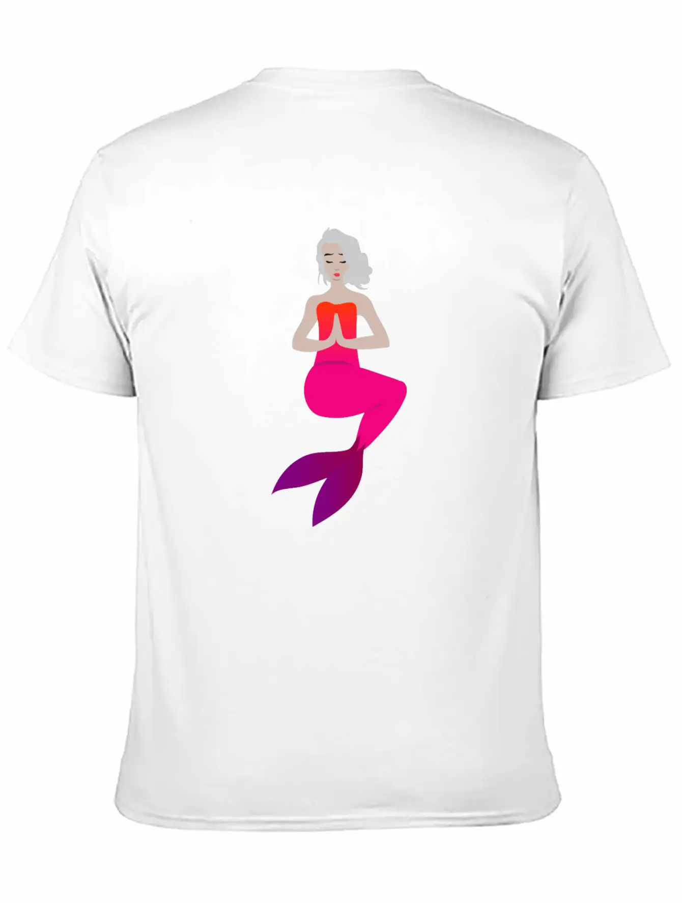Meditation Mermaid Timeless Short Sleeve Tee – Comfy And Minimalist Design