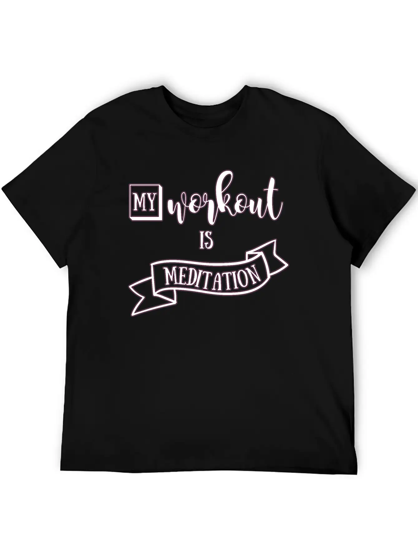 Meditation Unisex Short Sleeve Soft Cotton T-Shirt – Casual Everyday Wear