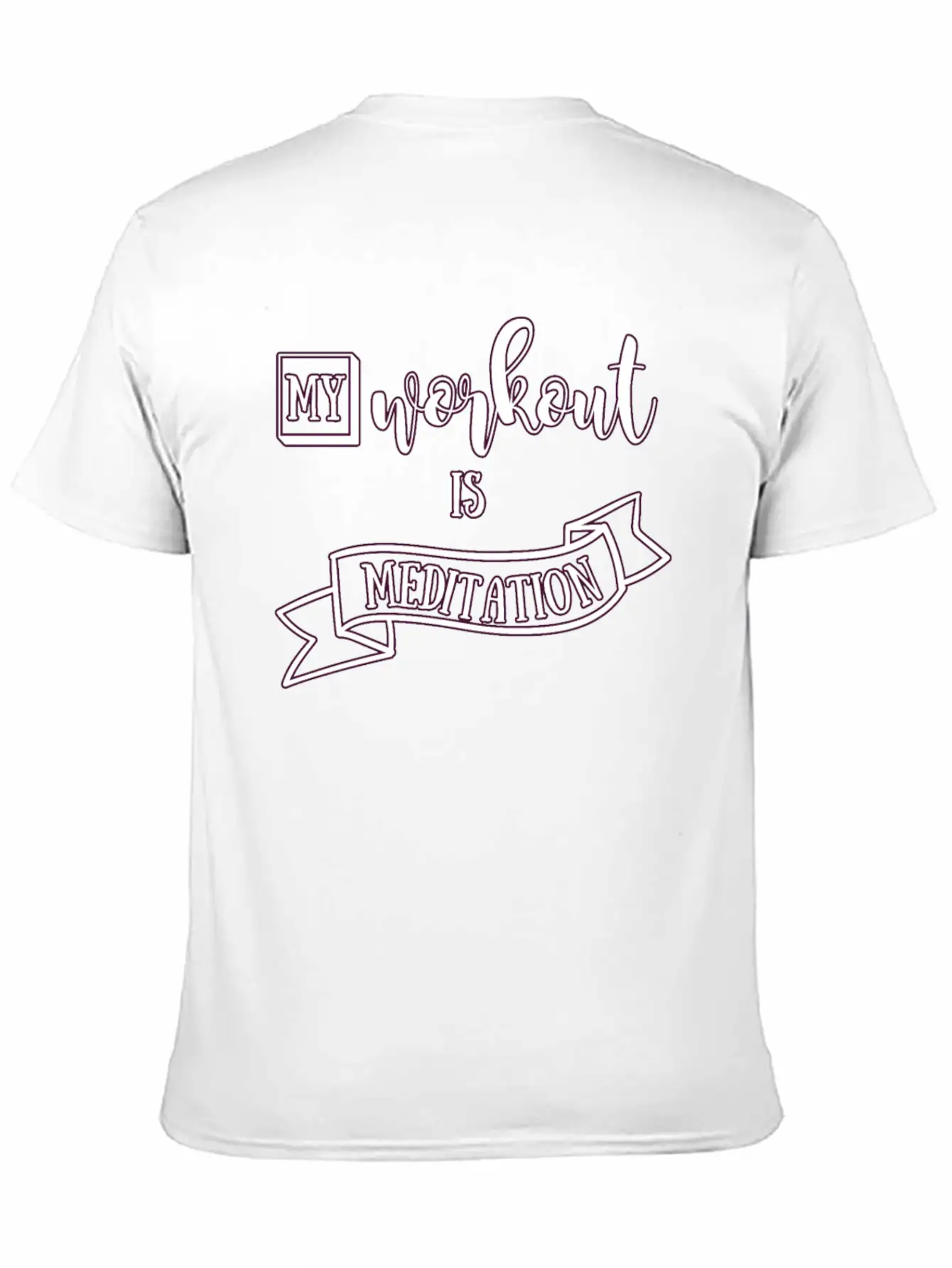 Meditation Unisex Short Sleeve Soft Cotton T-Shirt – Casual Everyday Wear