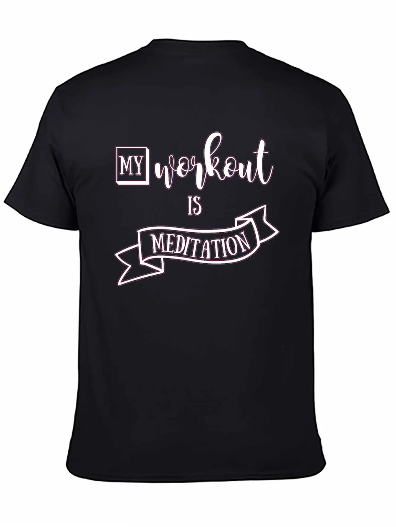 Meditation Unisex Short Sleeve Soft Cotton T-Shirt – Casual Everyday Wear