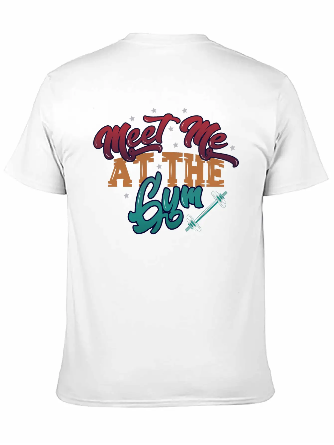 Meet Me At The Gym Gym Unisex Short Sleeve Soft Cotton T-Shirt – Casual Everyday Wear