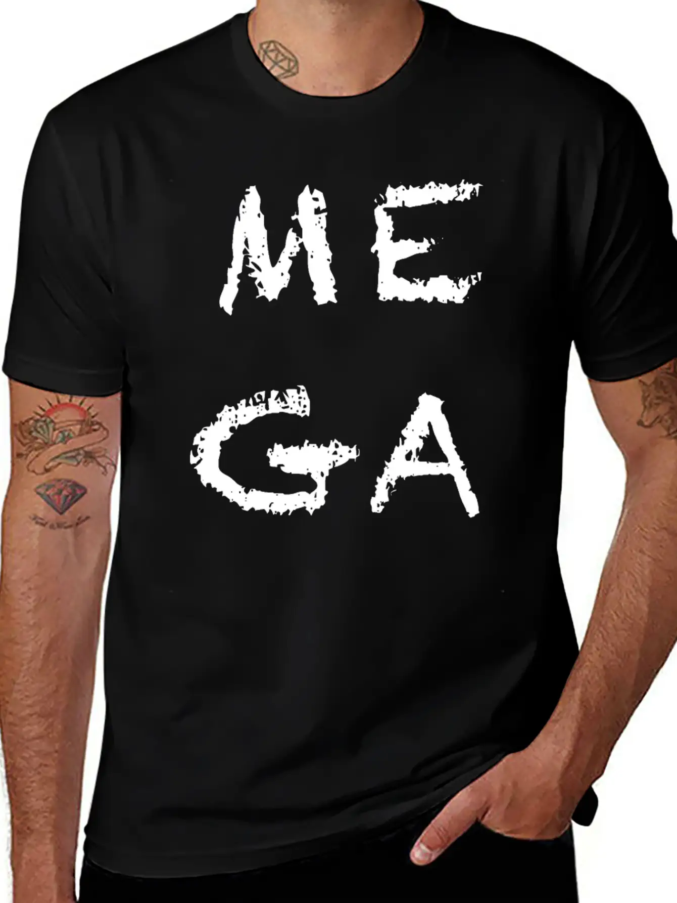 MEGA Character Square Stylish Everyday T-Shirt – Unisex Basic Cotton Tee