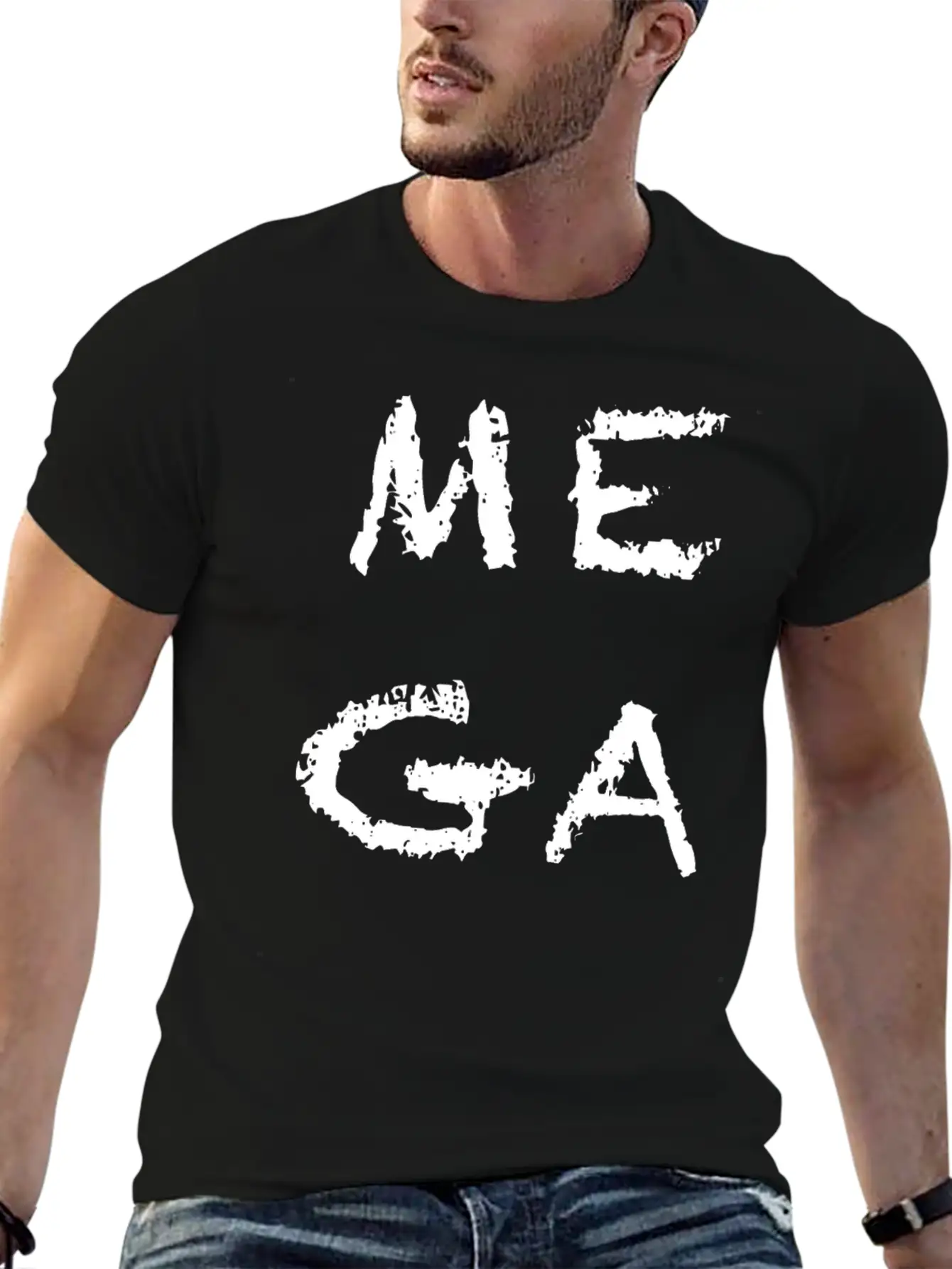 MEGA Character Square Stylish Everyday T-Shirt – Unisex Basic Cotton Tee