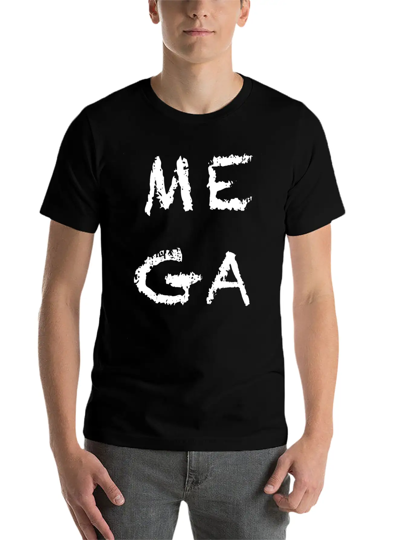 MEGA Character Square Stylish Everyday T-Shirt – Unisex Basic Cotton Tee