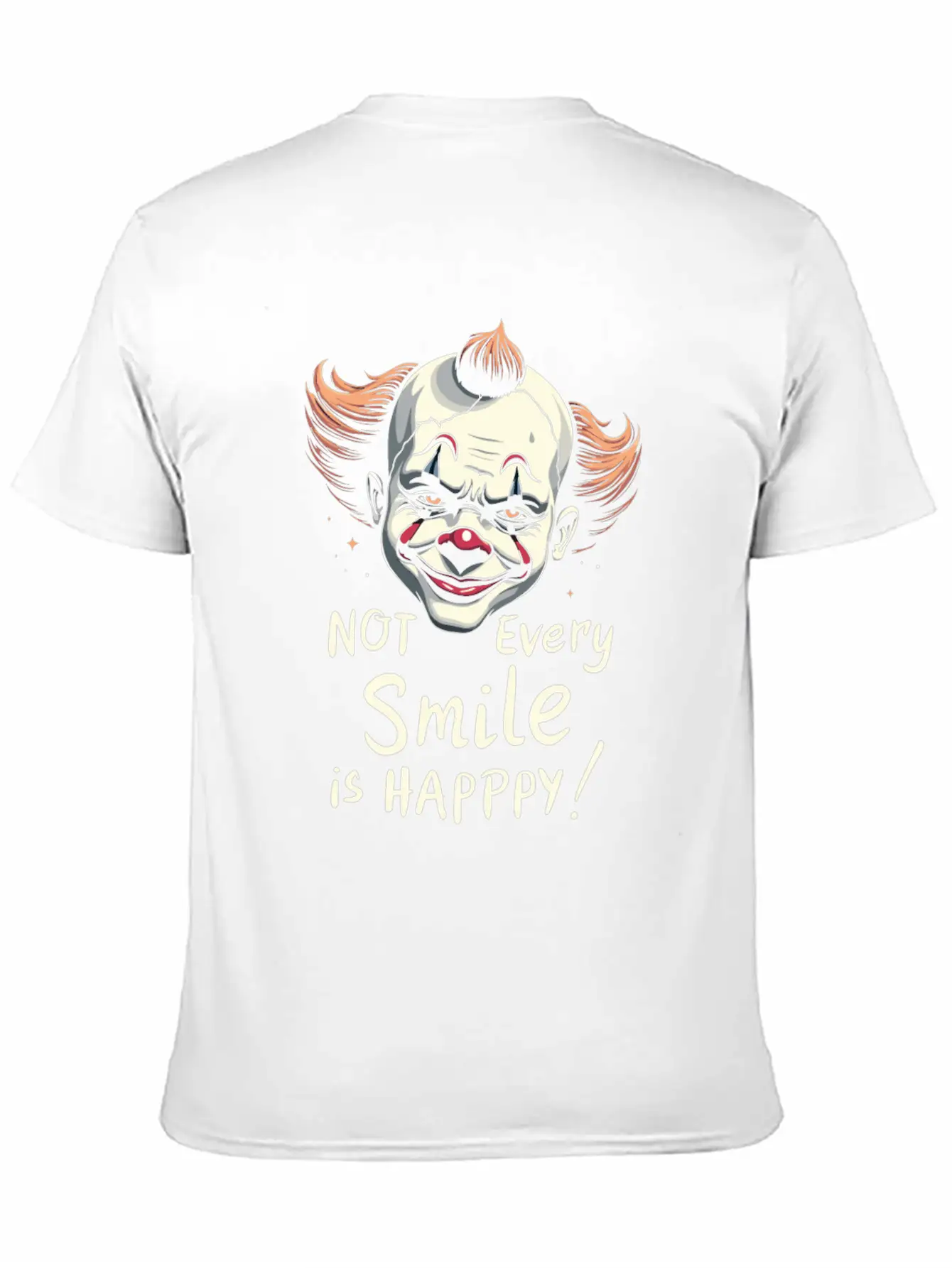 Melancholic Sad Clown Emotional Art Exploring Basic Graphic T-Shirt – Daily Comfort In Soft Cotton