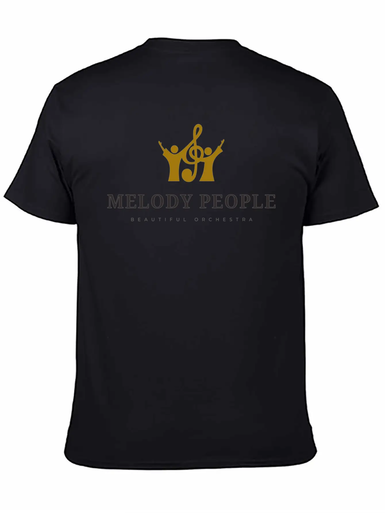 Melody People Beautiful Orchestra Unisex Short Sleeve Soft Cotton T-Shirt – Casual Everyday Wear