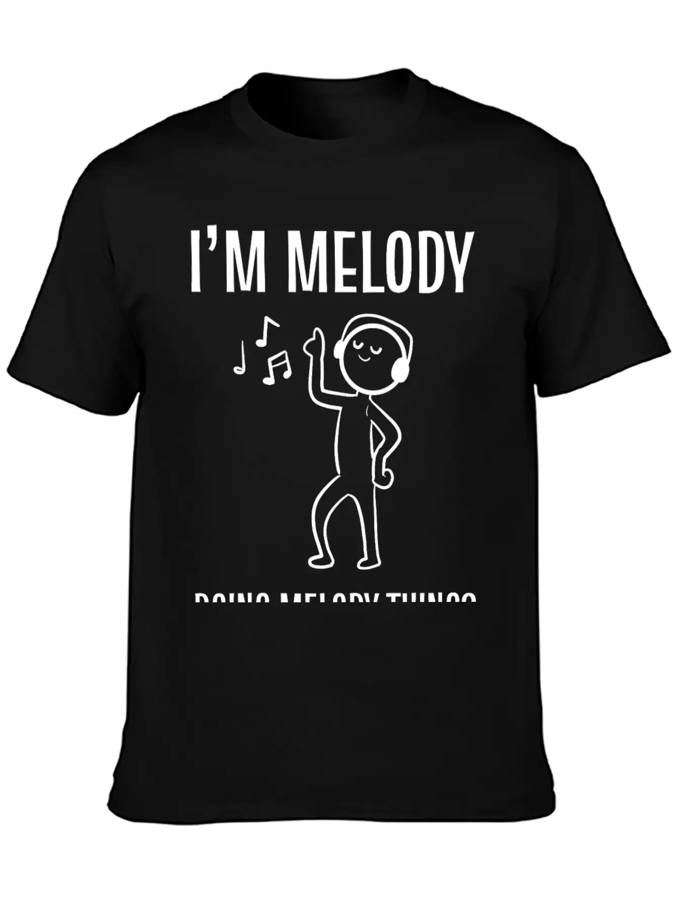 Melody Things Music Teacher Gift Comfortable Minimalist Graphic Tee – Summer Style Essential