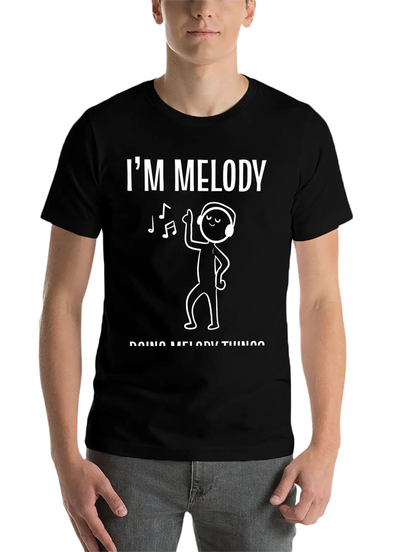 Melody Things Music Teacher Gift Comfortable Minimalist Graphic Tee – Summer Style Essential