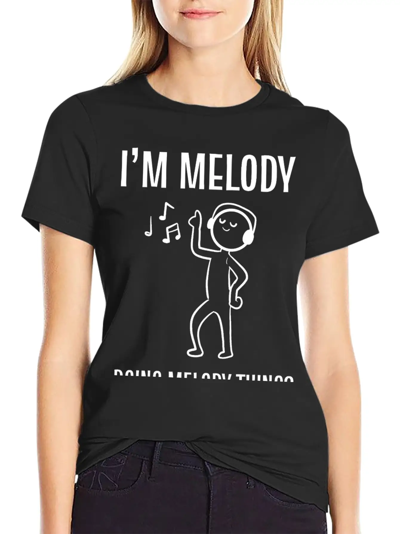 Melody Things Music Teacher Gift Comfortable Minimalist Graphic Tee – Summer Style Essential