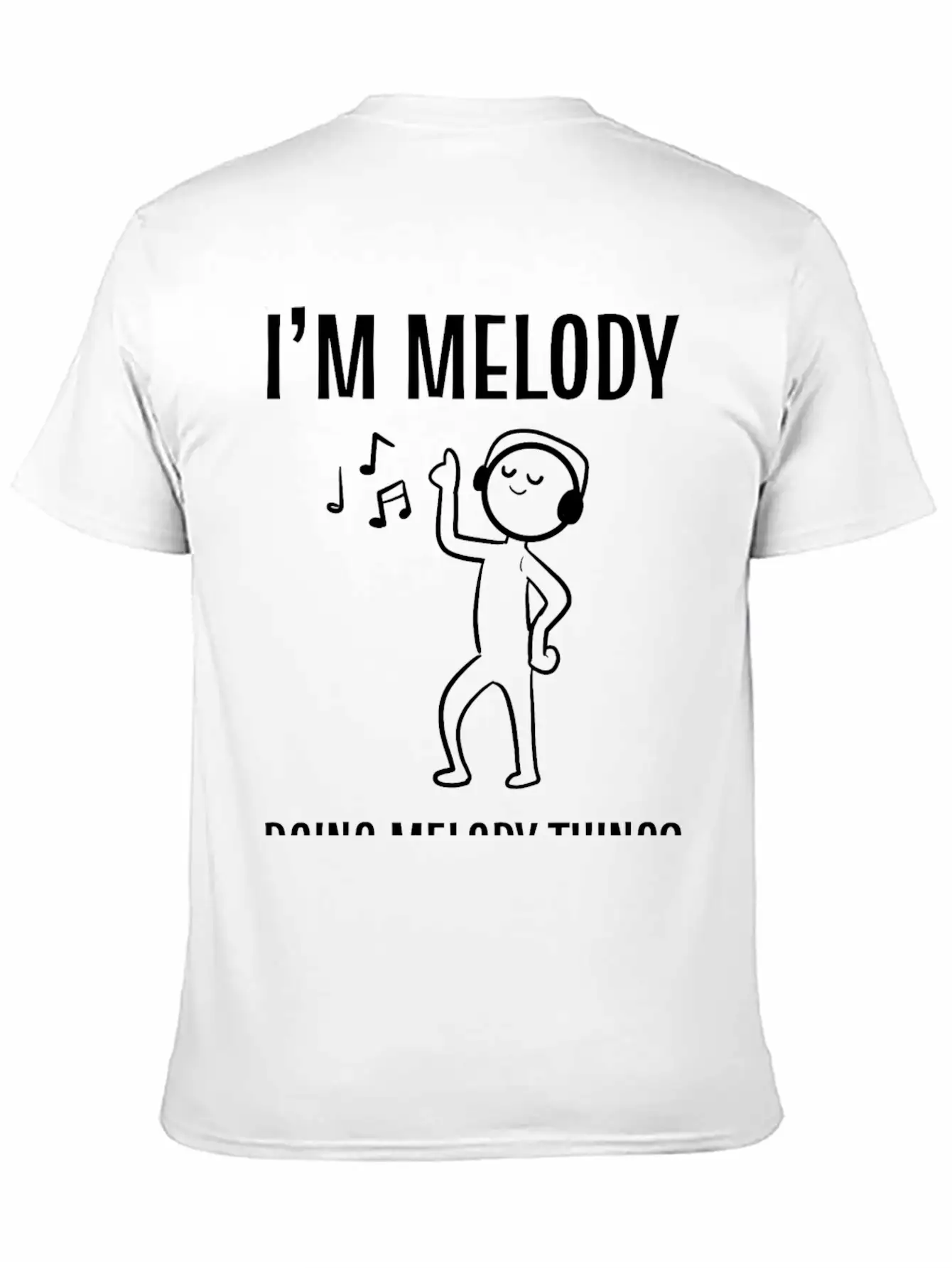 Melody Things Music Teacher Gift Comfortable Minimalist Graphic Tee – Summer Style Essential