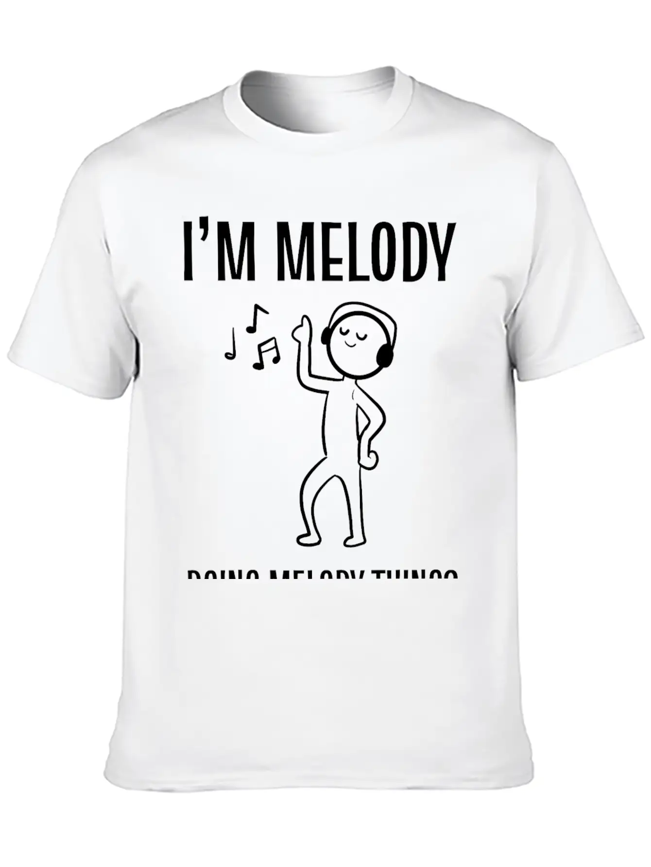 Melody Things Music Teacher Gift Comfortable Minimalist Graphic Tee – Summer Style Essential