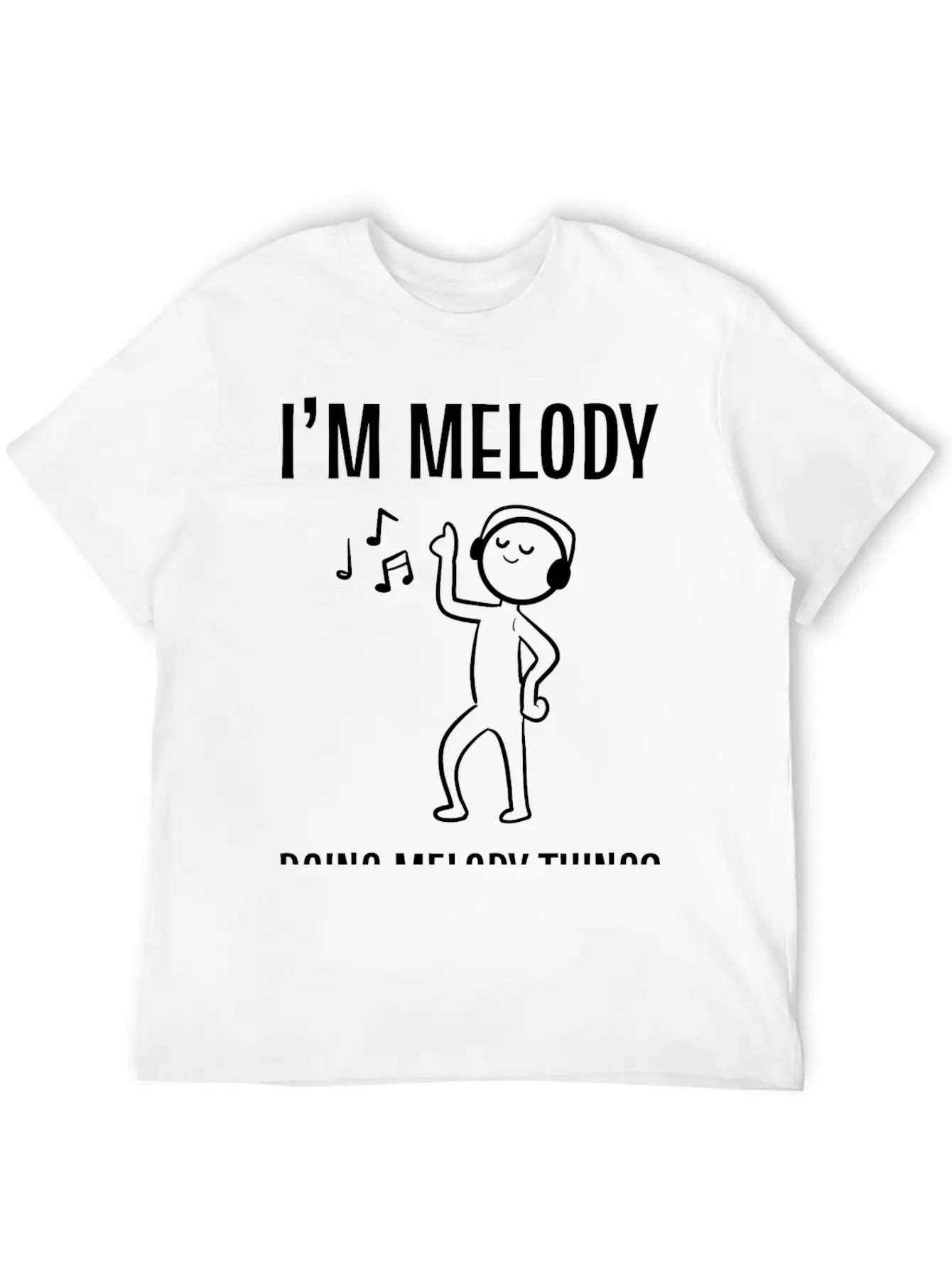 Melody Things Music Teacher Gift Comfortable Minimalist Graphic Tee – Summer Style Essential