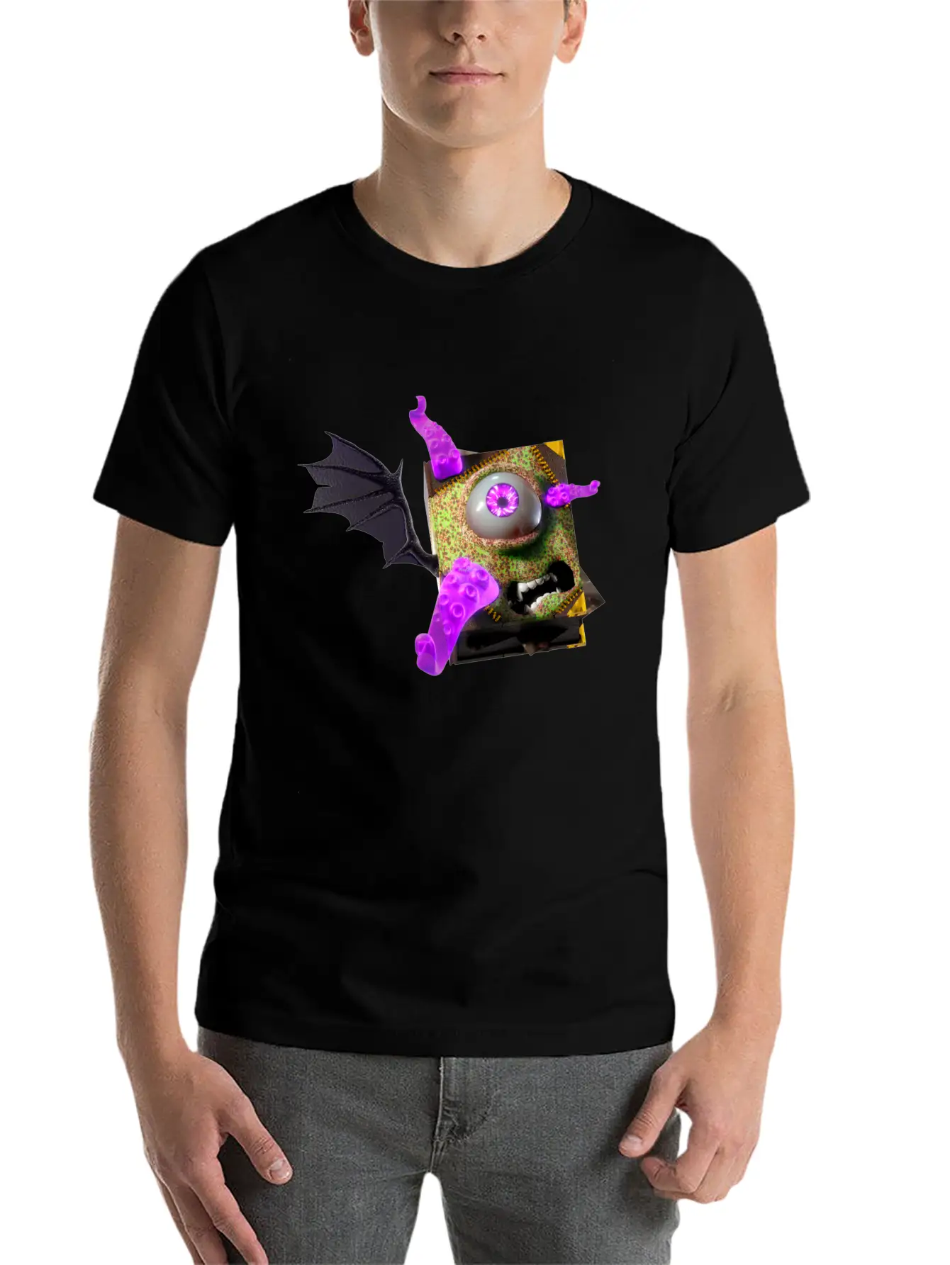 Melty's Necronomicon Essential Unisex Summer Tee – Soft Cotton Casual Fit