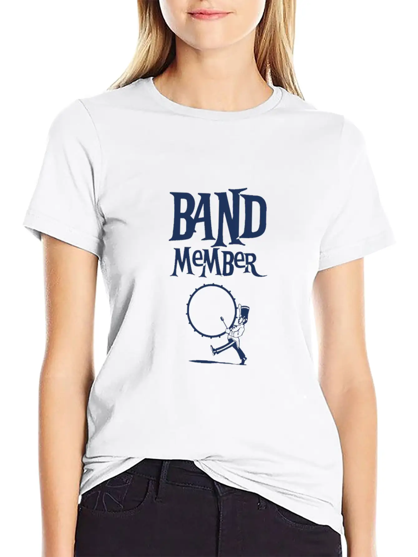 Member Musician School Band Music Marching Band Unisex Short Sleeve Soft Cotton T-Shirt – Casual Everyday Wear