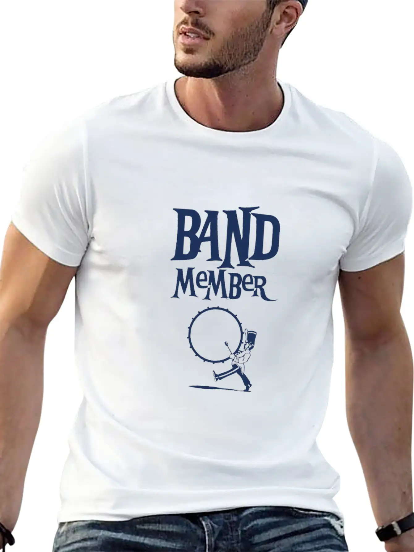 Member Musician School Band Music Marching Band Unisex Short Sleeve Soft Cotton T-Shirt – Casual Everyday Wear