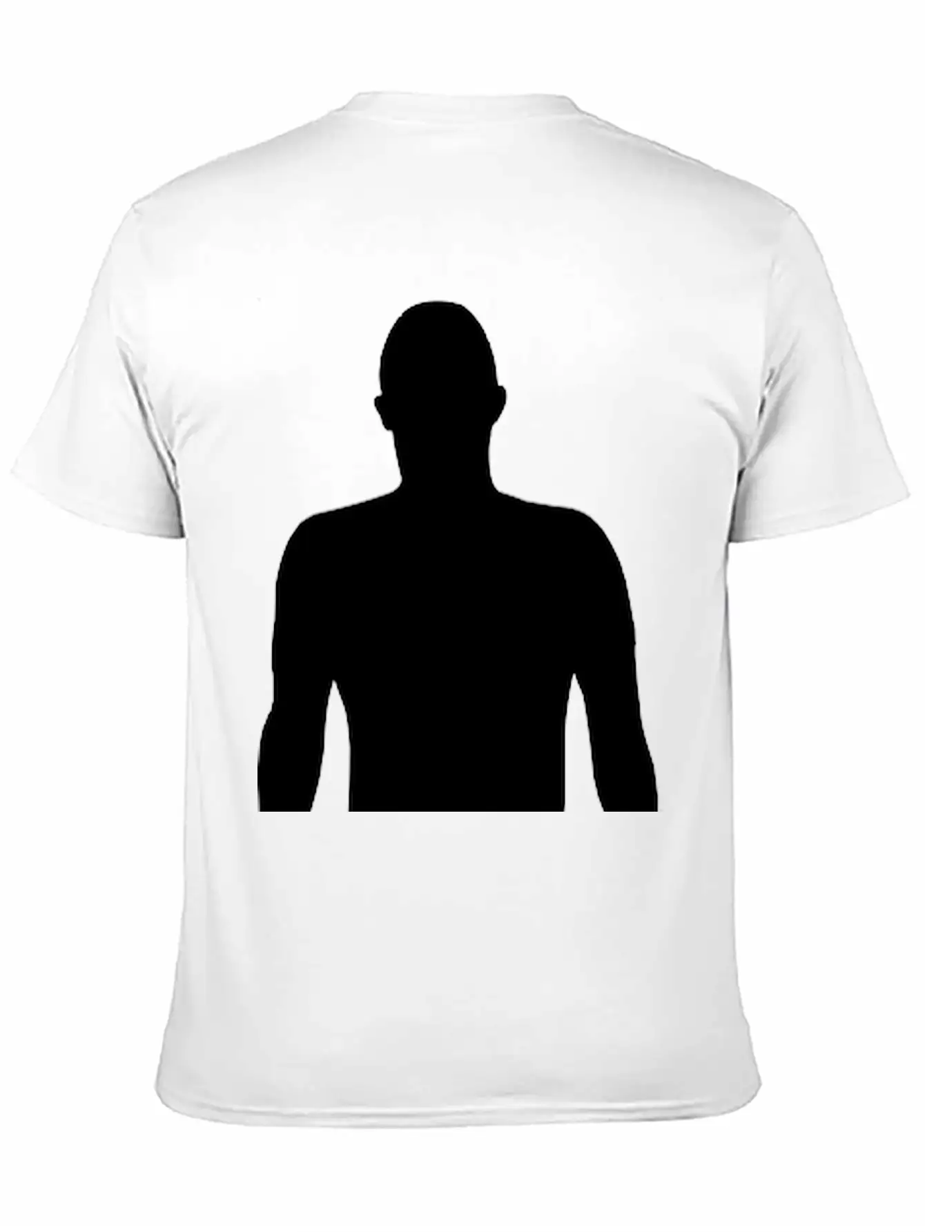 Men Shadow, Silhouette Comfortable Minimalist Graphic Tee – Summer Style Essential