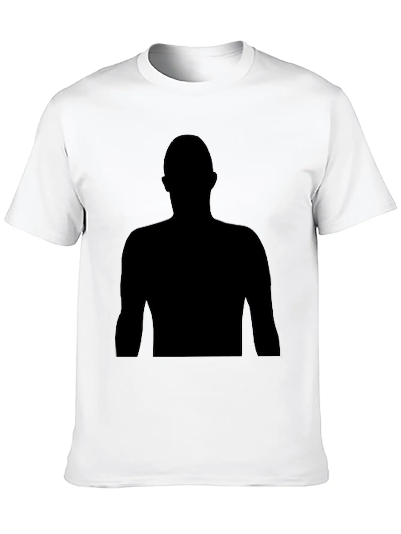 Men Shadow, Silhouette Comfortable Minimalist Graphic Tee – Summer Style Essential