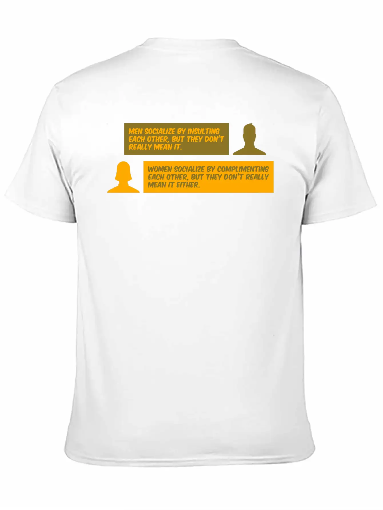 Men Vs. Women Insulting & Complimenting Each Other Basic Graphic T-Shirt – Daily Comfort In Soft Cotton
