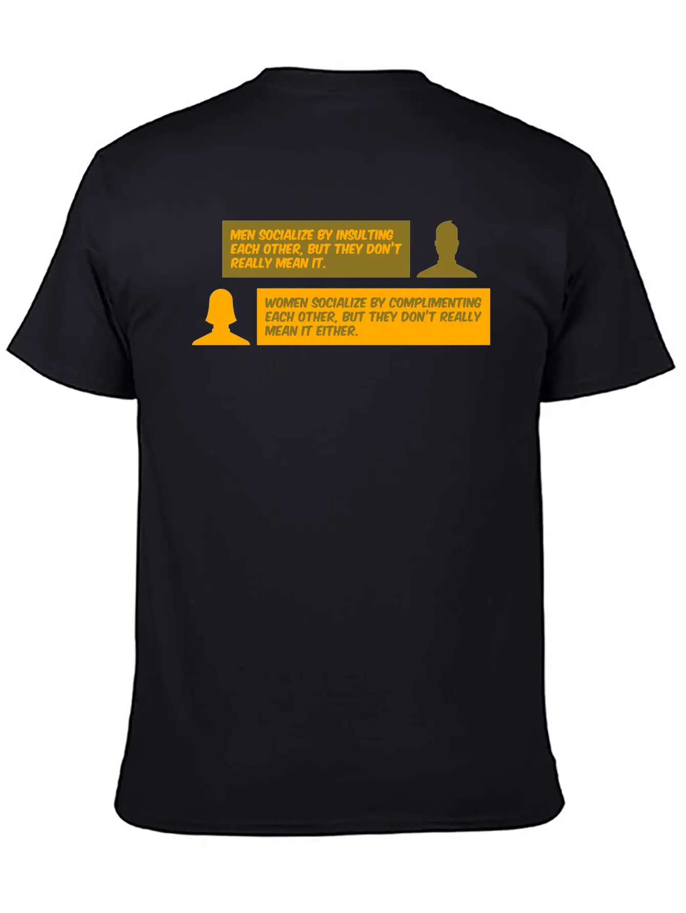Men Vs. Women Insulting & Complimenting Each Other Basic Graphic T-Shirt – Daily Comfort In Soft Cotton