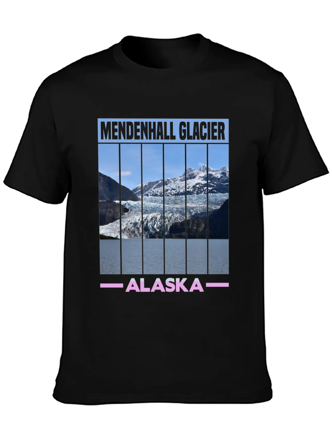 Mendenhall Glacier Alaska Unisex Casual T-Shirt – Clean Design For Daily Comfort