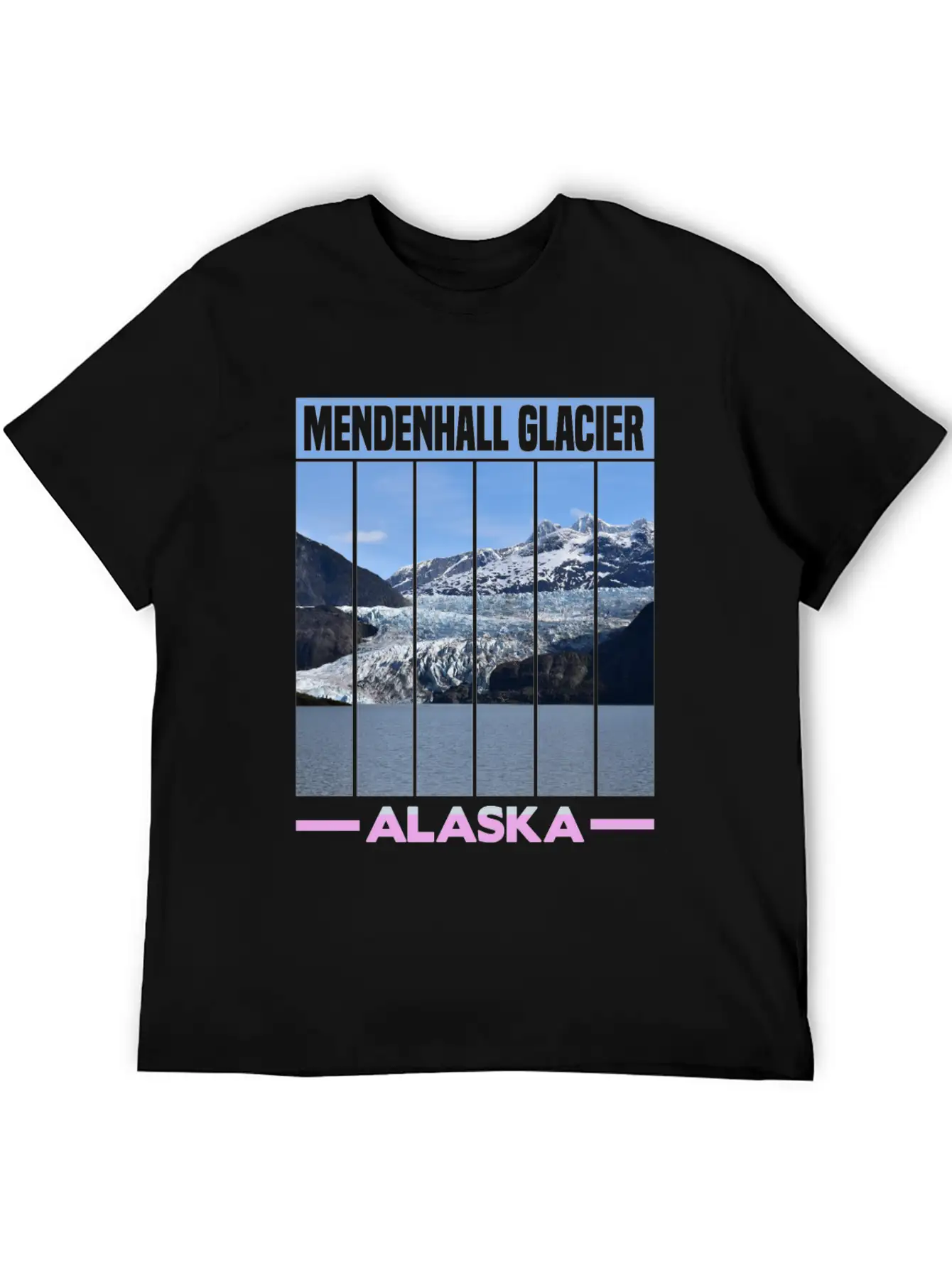 Mendenhall Glacier Alaska Unisex Casual T-Shirt – Clean Design For Daily Comfort