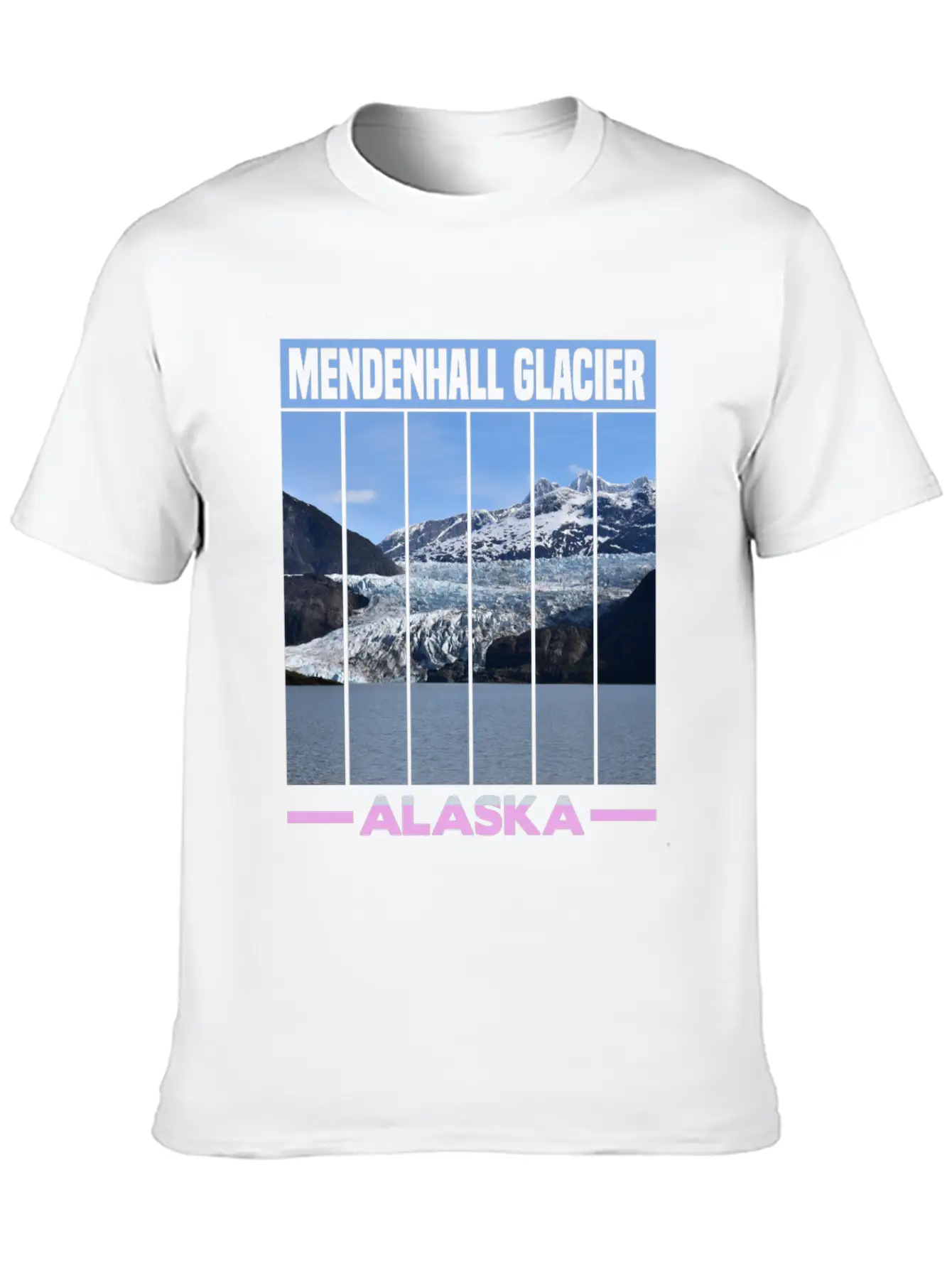 Mendenhall Glacier Alaska Unisex Casual T-Shirt – Clean Design For Daily Comfort